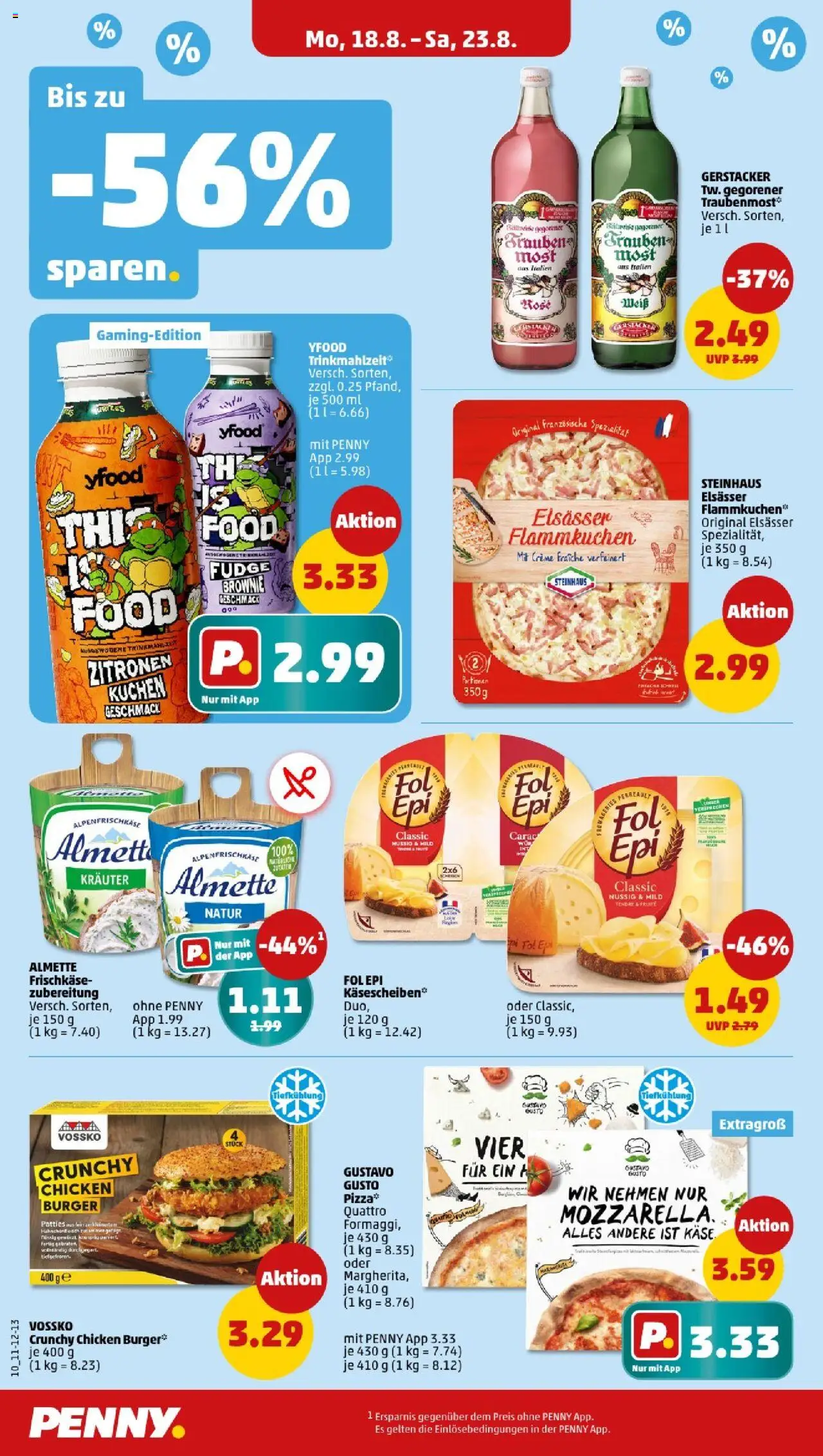 Penny - Thüringen - gültig ab dem 18.08.2025 | Seite: 10 | Produkte: Almette, Creme, YFood, Frischkase