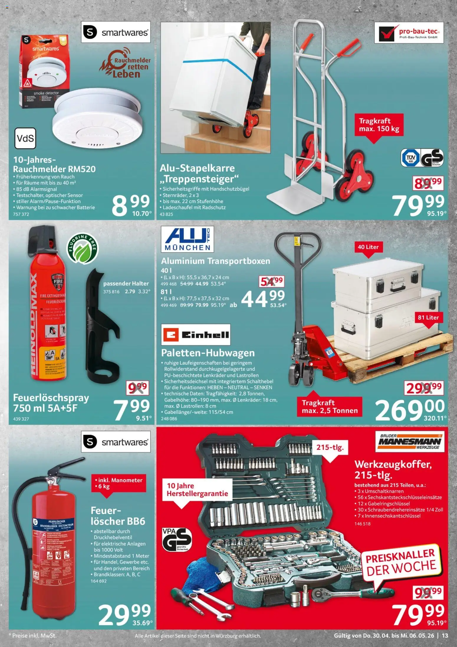 Selgros Nonfood – gültig ab 30.04.2026 | Seite: 13 | Produkte: Manometer, Batterie