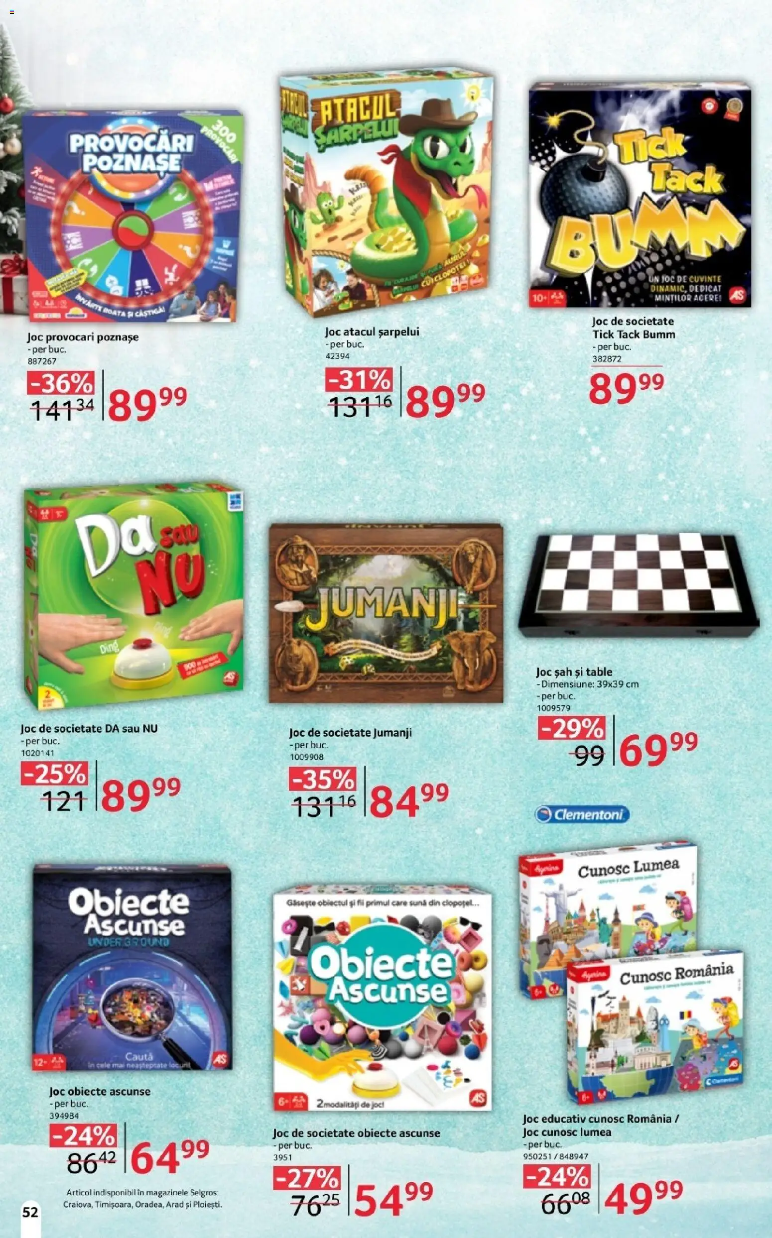 Noul catalog Selgros – valabil de la 14.11.2025 | Pagină: 52 | Produse: Joc