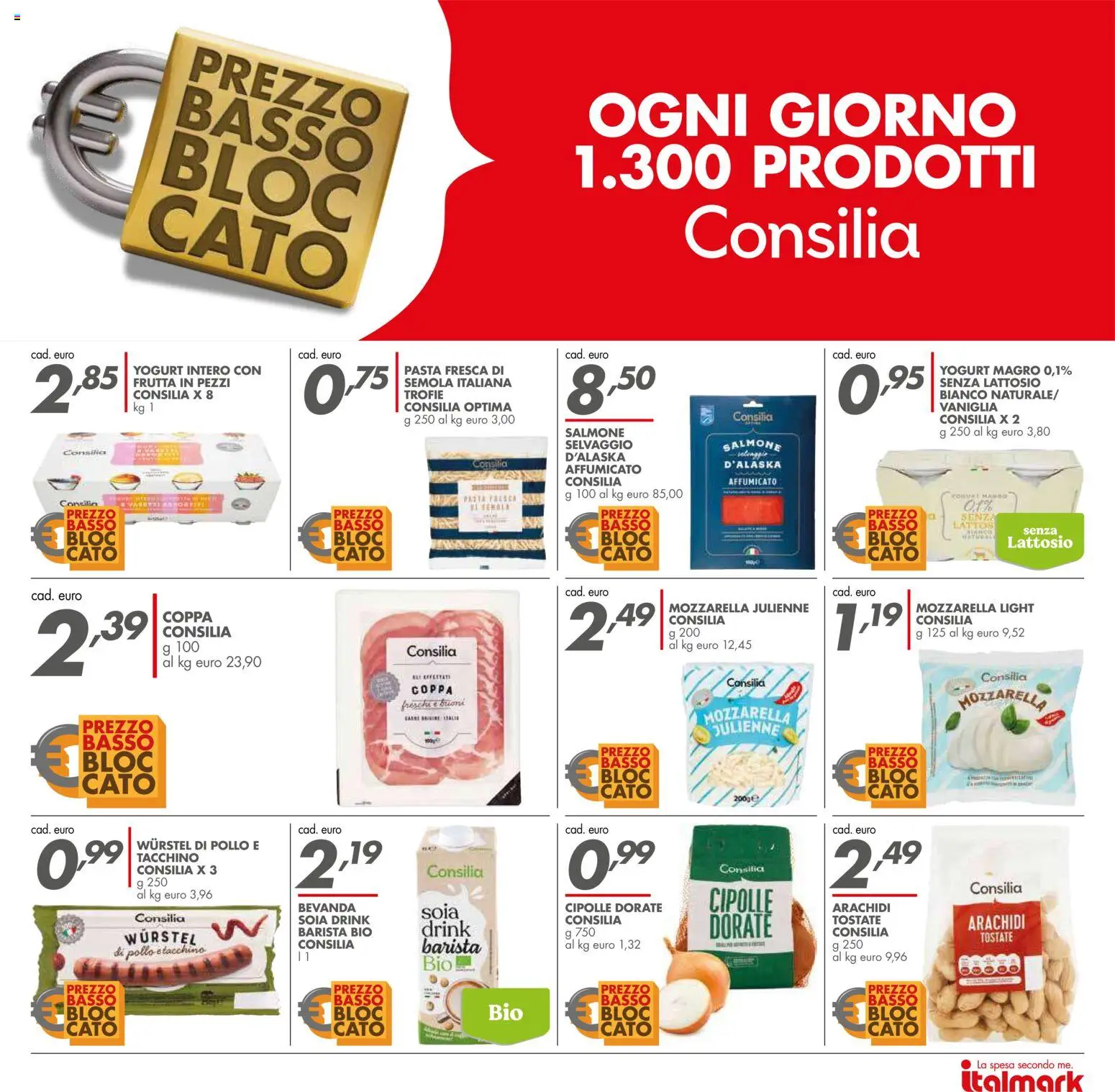 Volantino Italmark del 18.02.2026 | Pagina: 19 | Prodotti: Pollo, Frutta, Pasta, Arachidi