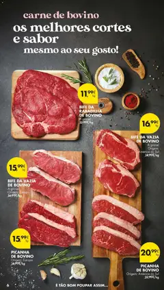 Pré-visualização BIFE DA RABADILHA DE BOVINO, A granel válido de 28.10.2025 | Página: 6 | Produtos: Carne