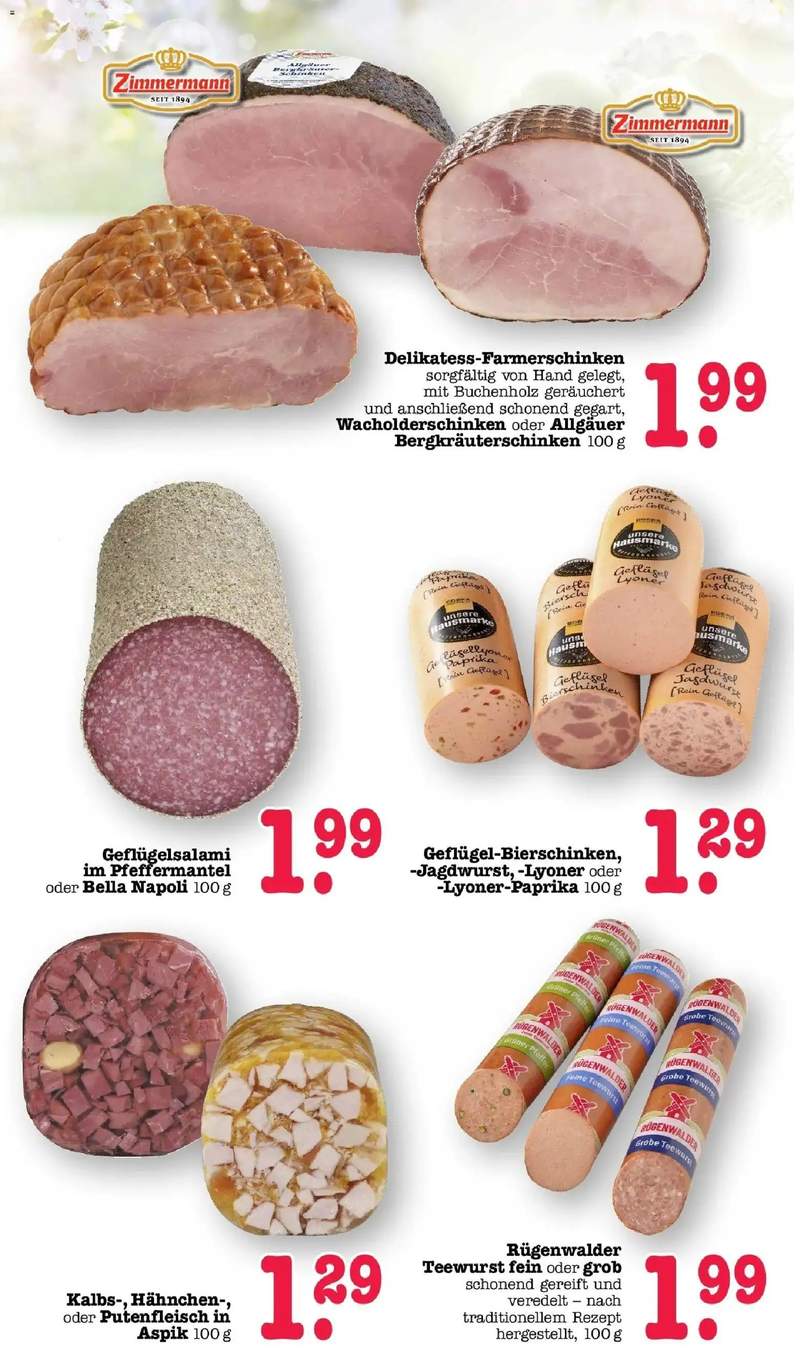 Angebote – gültig ab 23.03.2026 | Seite: 7 | Produkte: Hahnchen, Paprika, Pfeffer, Salami