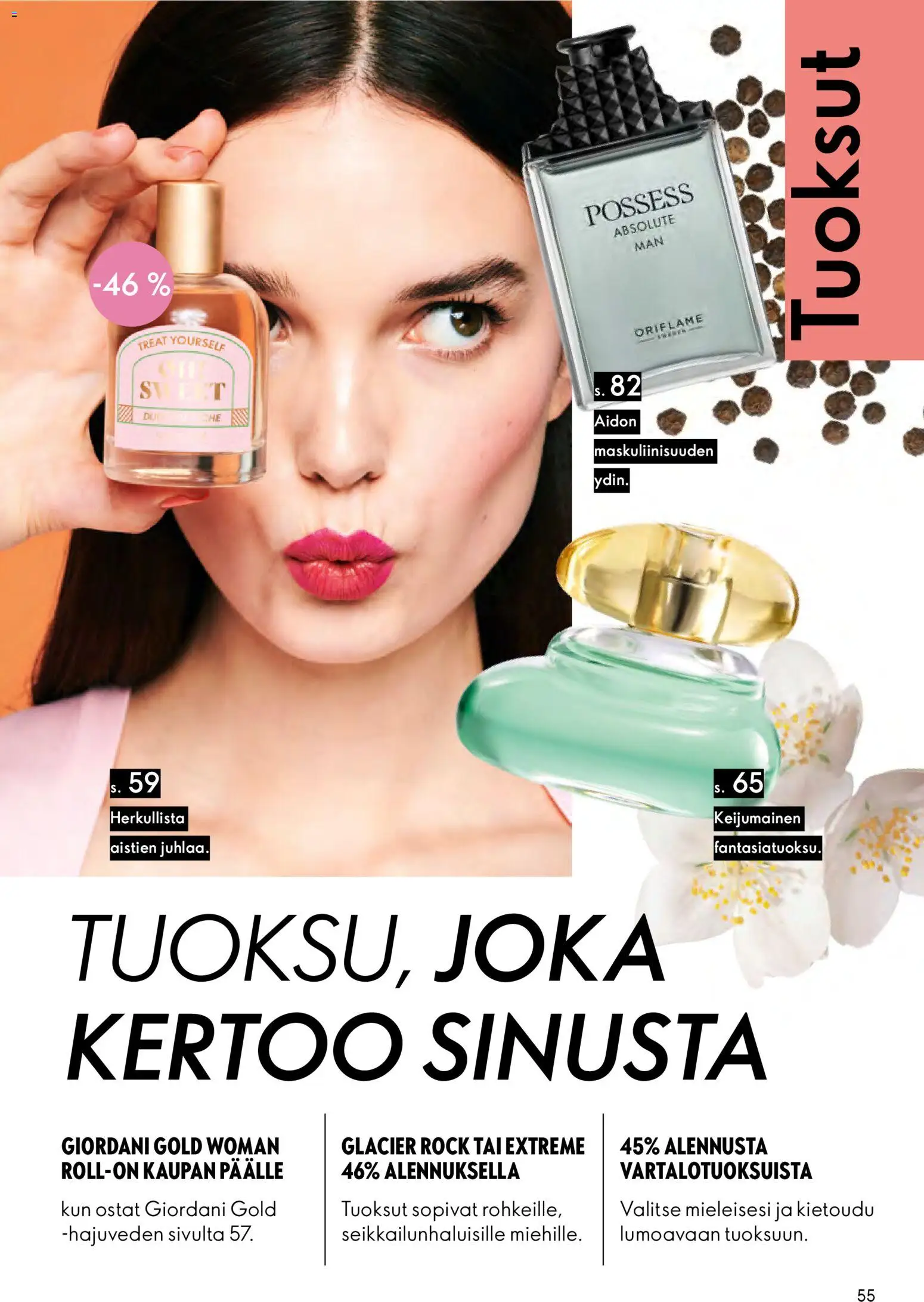 Oriflame - Esite 01 – voimassa 31.12.2025 alkaen | Sivu: 55