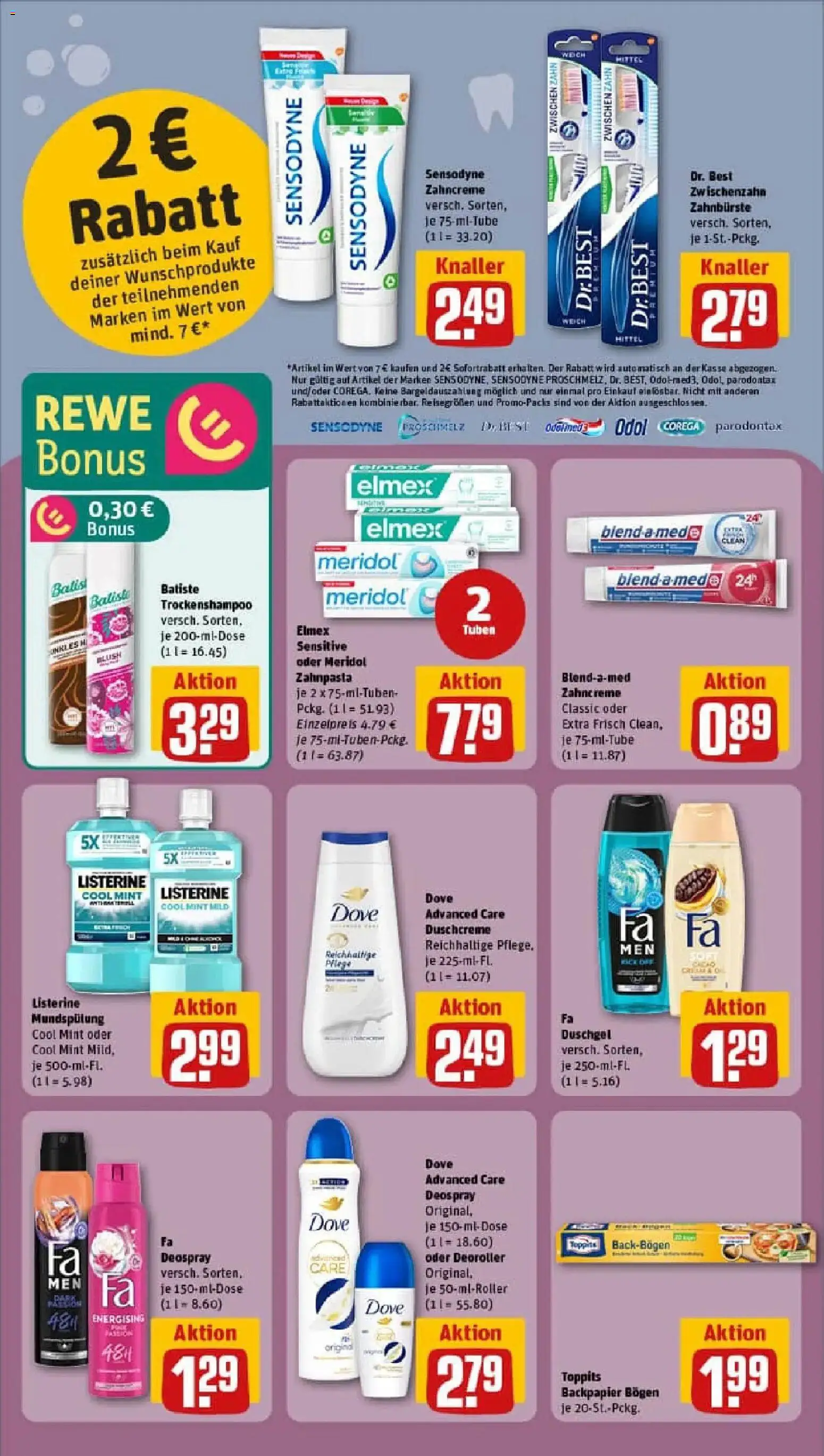 Rewe prospekt Bad Soden / Salmünster	 – gültig ab 10.11.2025 | Seite: 27 | Produkte: Deodorant, Zahnpasta, Duschcreme, Deospray