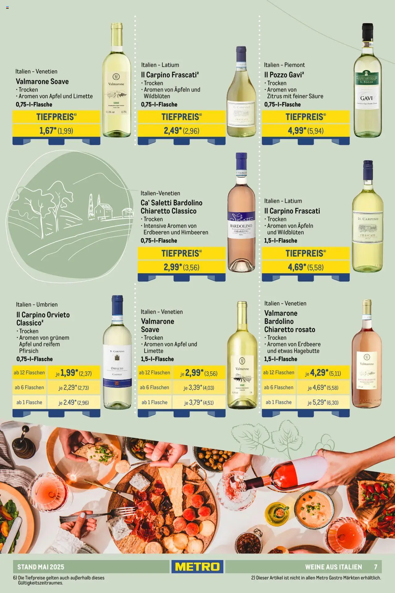 Metro Hauswein-Katalog - gültig ab dem 01.05.2025 | Seite: 7 | Produkte: Himbeeren, Äpfel, Pfirsich, Erdbeeren