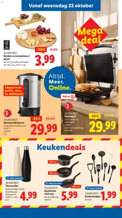 SILVERCREST Aluminium mini-pan, Niet geschikt voor inductie - Voorbeeld van een folder van Lidl, geldig van 20.10.2025 | Pagina: 31 | Producten: Thee, Pan, Asztali led lámpa, Festék