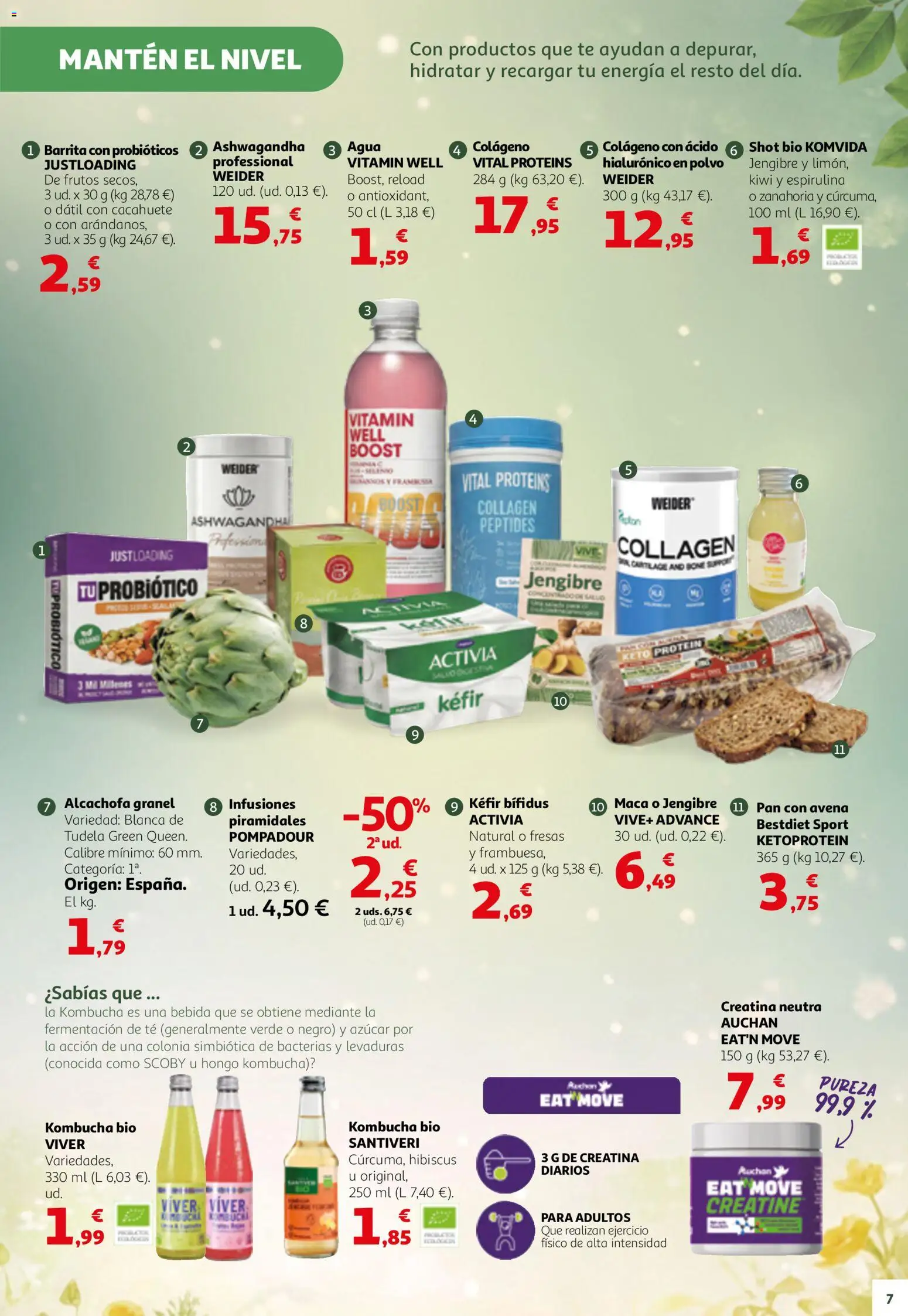 Alcampo HG Nacional │ válido desde el 12.03.2026 | Página: 7 | Productos: Polvo, Colonia, Kiwi, Té