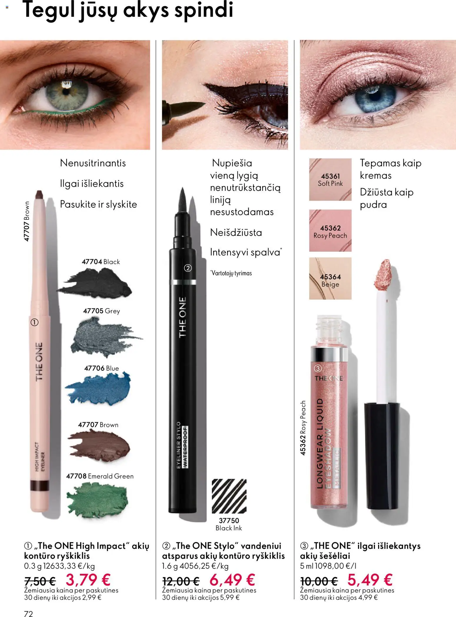 Oriflame akcijos nuo 28.01.2026 | Puslapis: 72 | Prekių: Pudra, Kremas