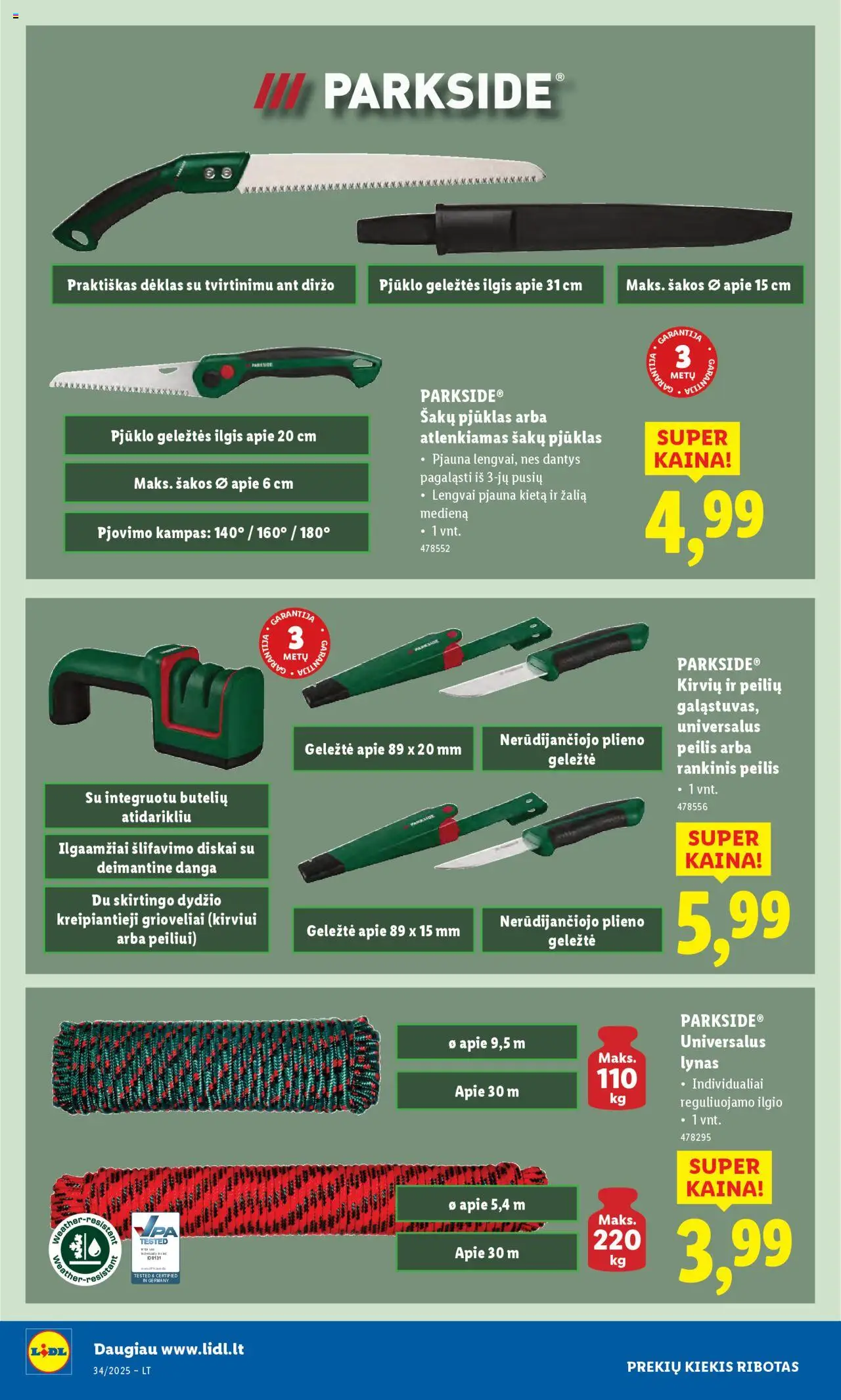 LIDL - Leidinys - Ne maisto prekių pasiūlymai│galioja nuo 18.08.2025 | Puslapis: 28 | Prekių: Dėklas