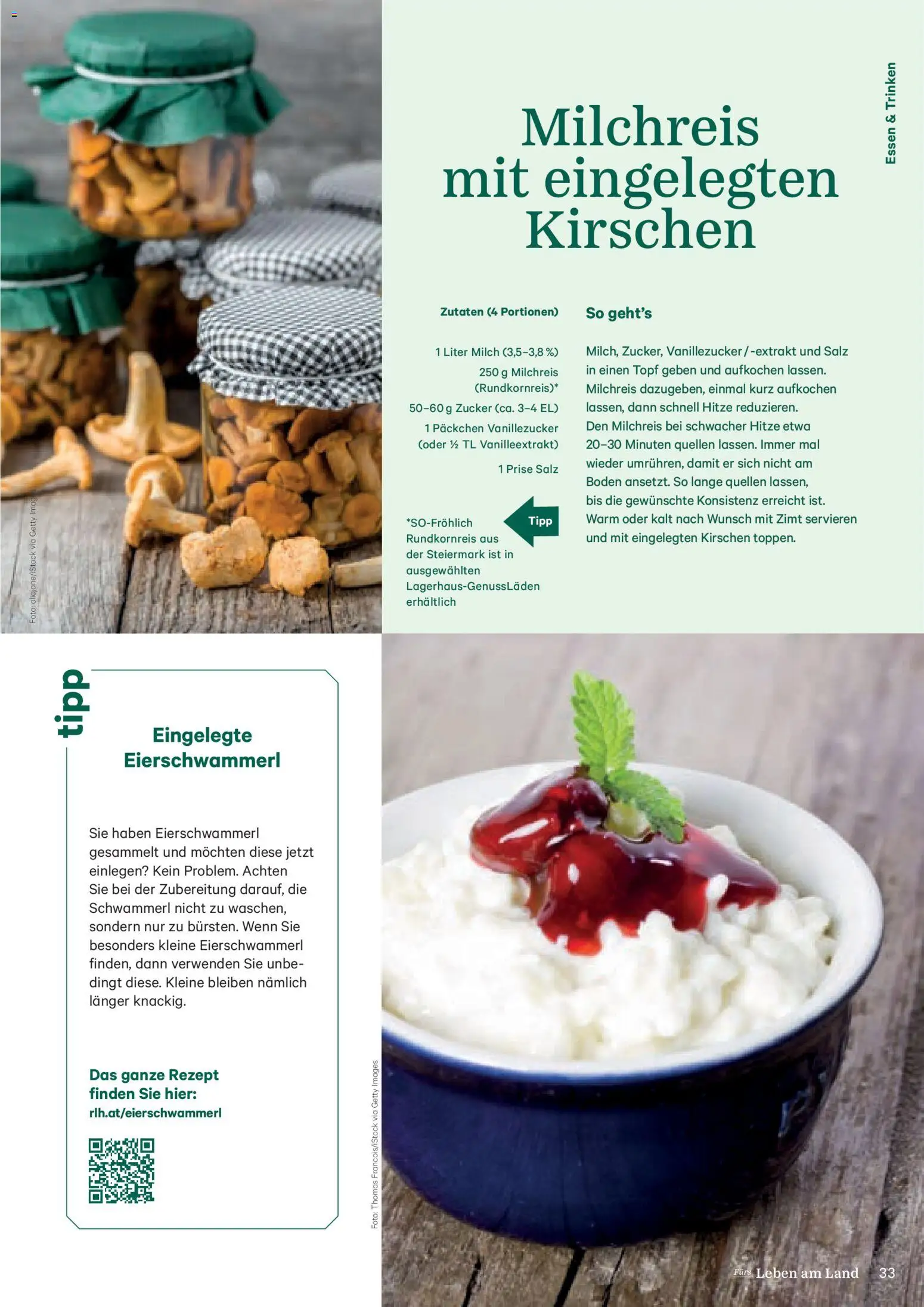 Lagerhaus Fürs Leben am Land gültig ab 01.11.2025 | Seite: 33 | Produkte: Salz, Zucker, Milch