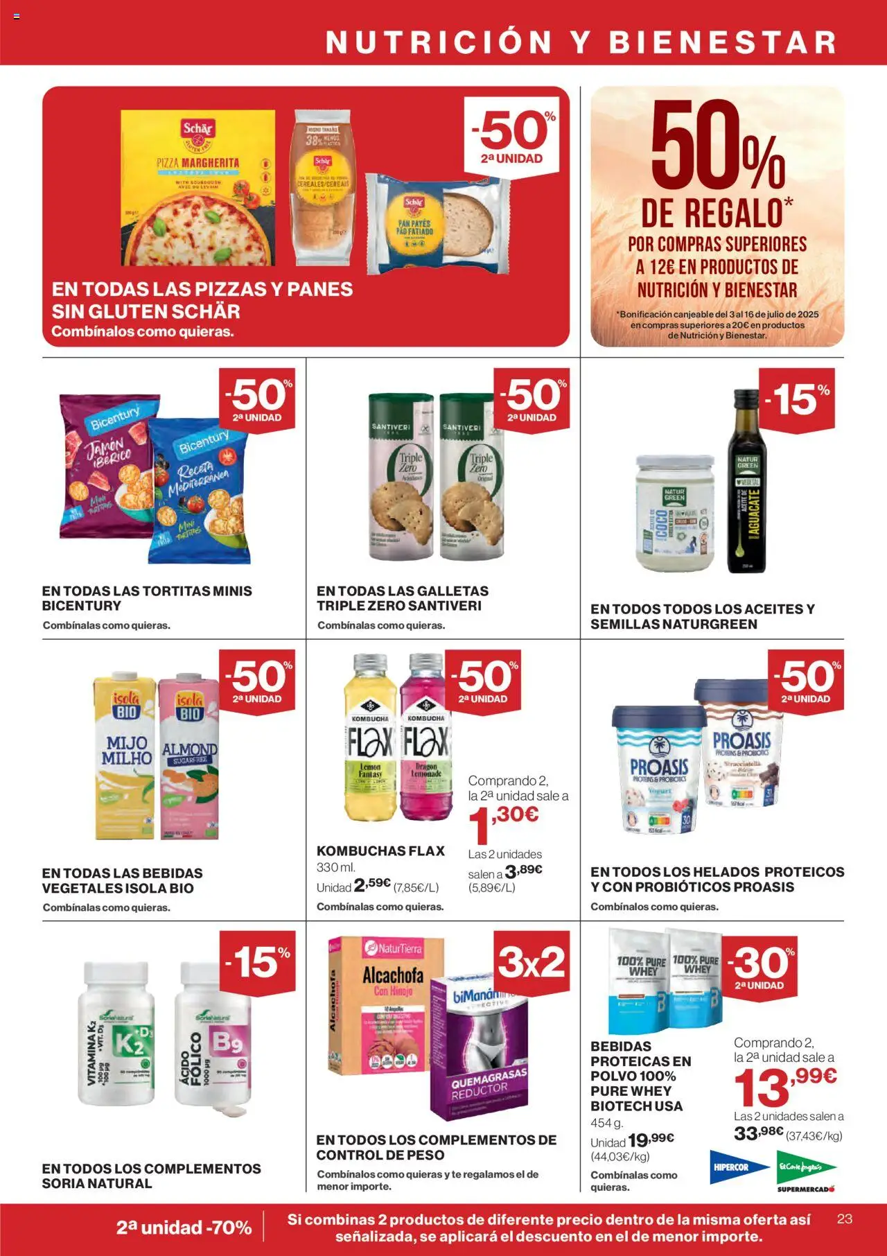 Hipercor catálogo │ válido desde el 19.06.2025 | Página: 25 | Productos: Κουνουπίδι, Jamón ibérico, Pan, Galletas