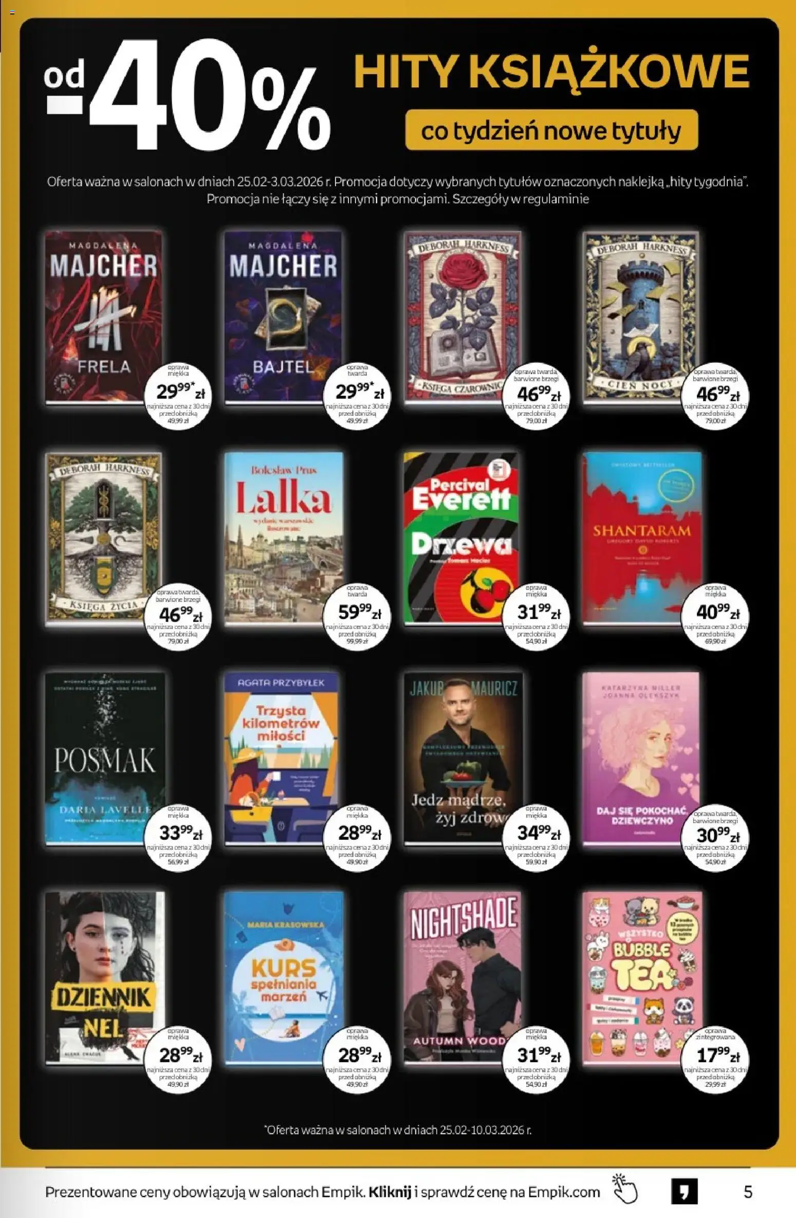 Empik promocje - Tom kultury Książki od 25.02.2026 | Strona: 5 | Produkty: Lalka