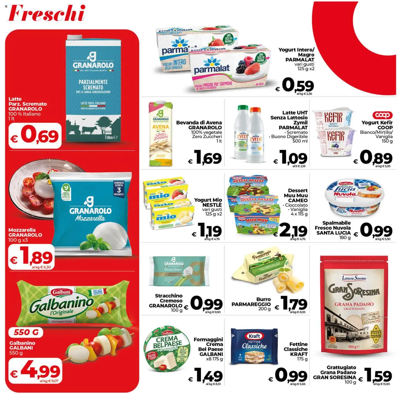 Volantino COOP del 17.04.2026 | Pagina: 6 | Prodotti: Crema, Mozzarella, Formaggio, Stracchino