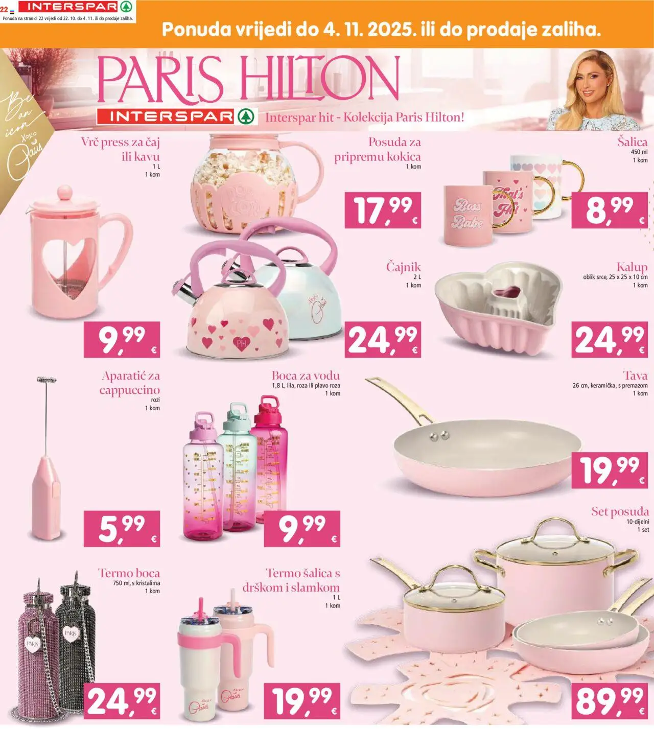Interspar katalog | vrijedi od 22.10.2025 | Stranica: 24 | Proizvodi: Čaj, Šalica, Boca za vodu, Cappuccino
