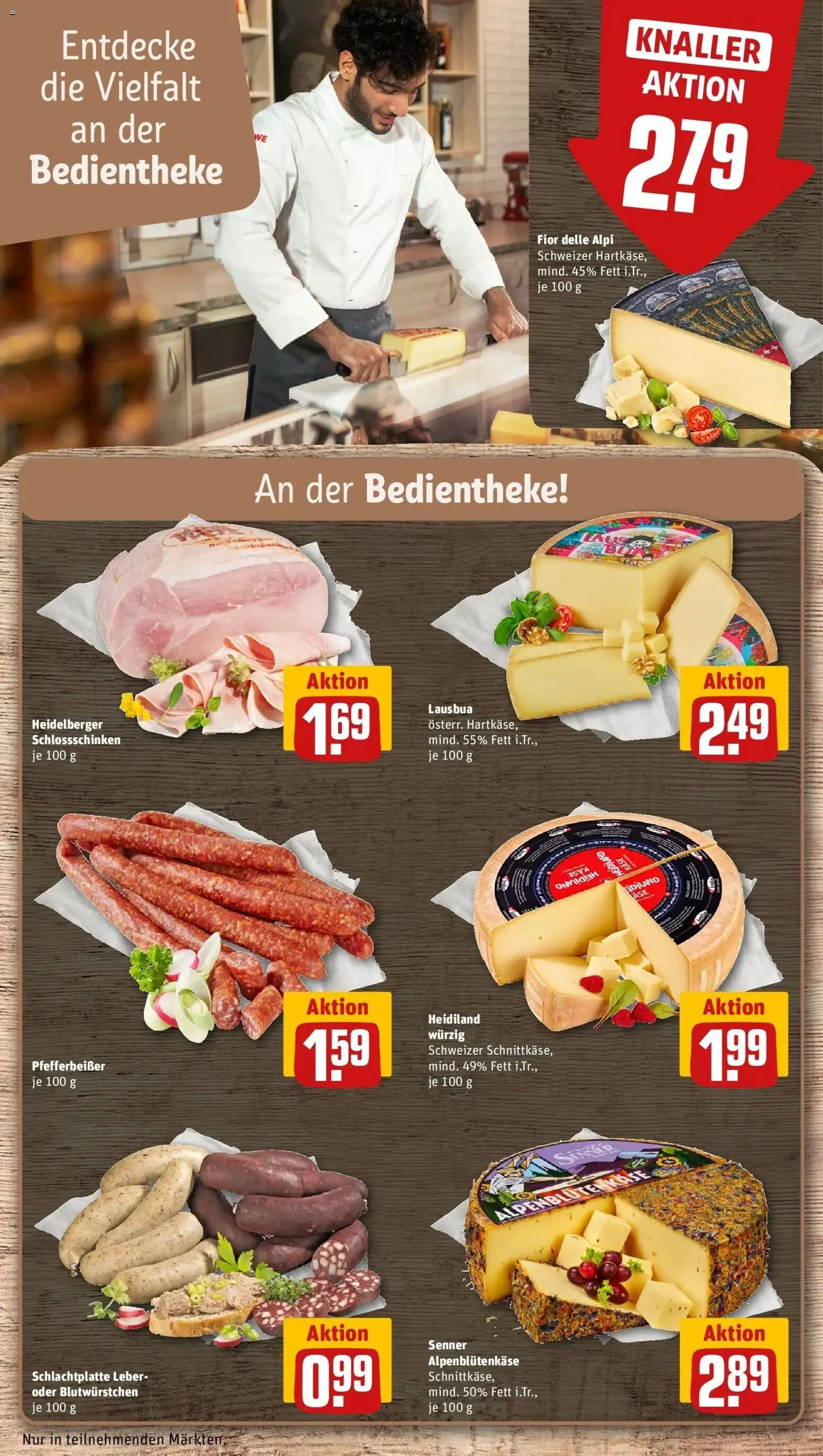 Rewe Prospekt Stockach	 – gültig ab 15.03.2026 | Seite: 13 | Produkte: Käse