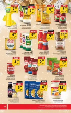 Pogląd oferty "Arhelan Gazetka" - ważna od 15.12.2025 | Strona: 10 | Produkty: Przecier pomidorowy, Flaki, Makaron, Majonez
