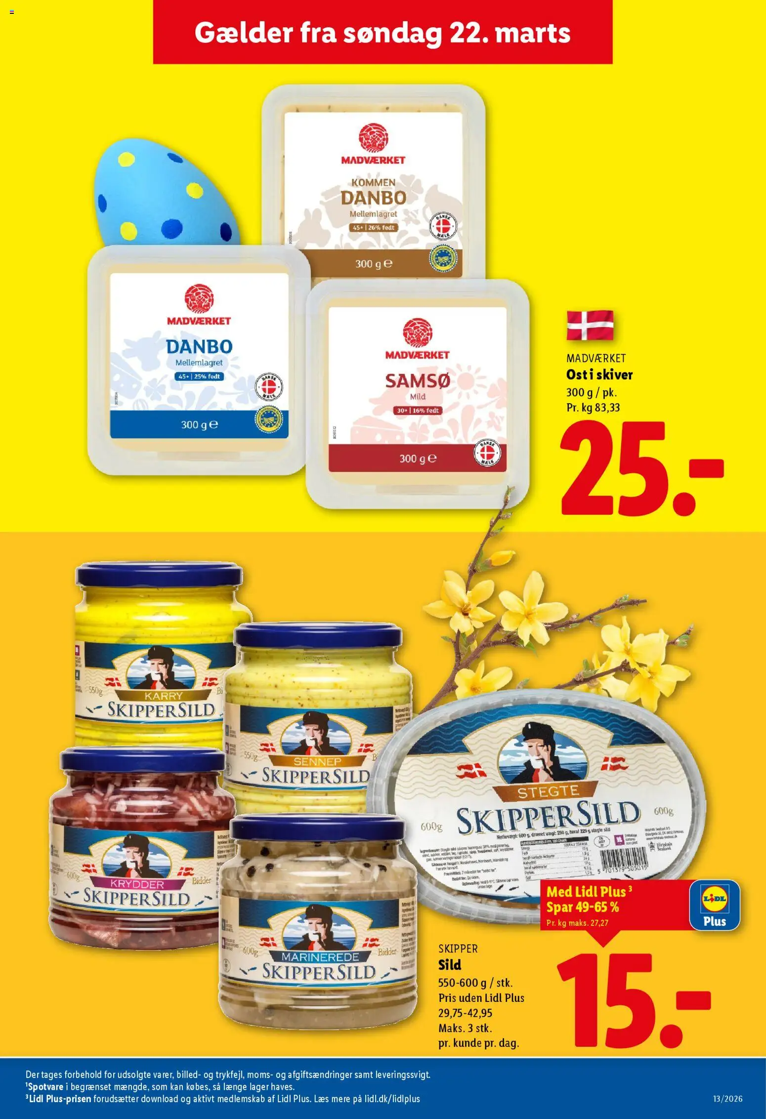 Lidl tilbudsavis – gyldig fra 26.03.2026 | Side: 15 | Produkter: Ost, Karry, Sennep, Søm