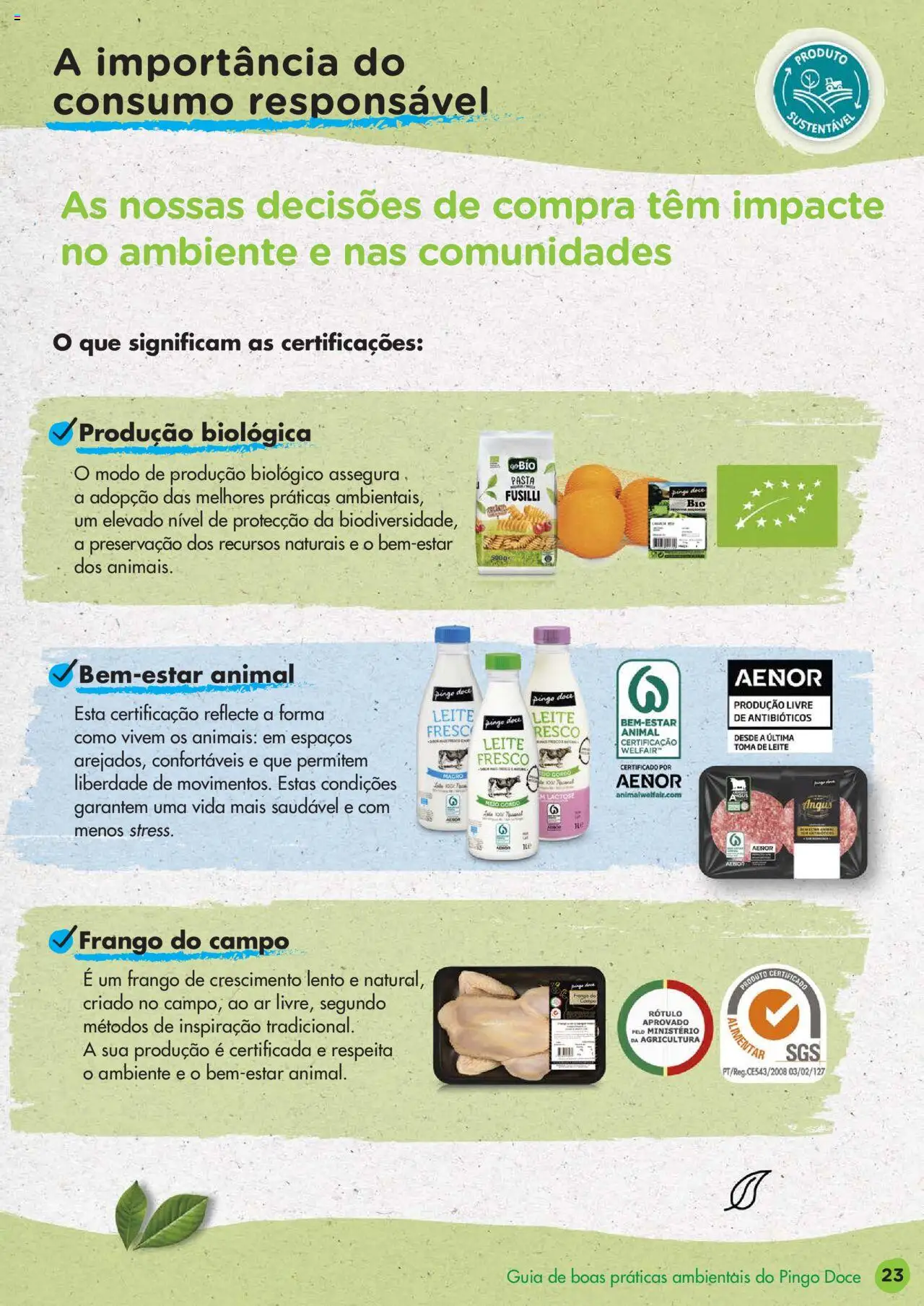 Pingo Doce Guia de Boas Práticas Ambientais │ válido de 24.02.2022 | Página: 23
