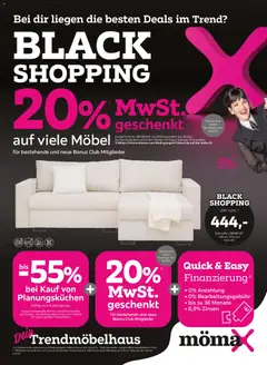 Mömax - Black Friday ab 18.11.2025 gültig