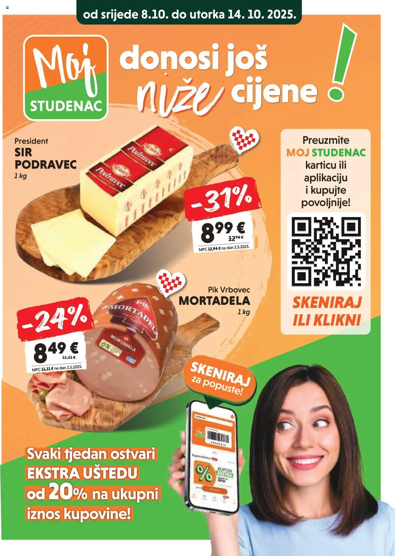 Studenac katalog | vrijedi od 08.10.2025 | Stranica: 3 | Proizvodi: Mortadela, Pik Vrbovec