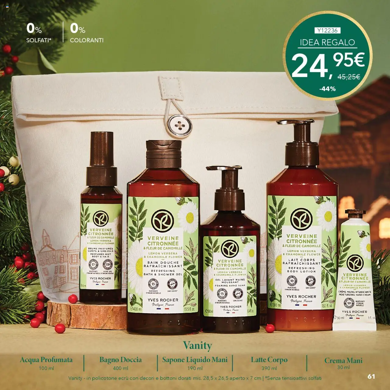 Volantino Yves Rocher del 17.10.2025 | Pagina: 61 | Prodotti: Acqua, Latte, Bagno, Doccia