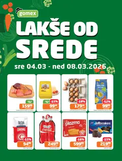 Gomex katalog Lakše od srede - pregled Gomex kataloga - važi od 04.03.2026