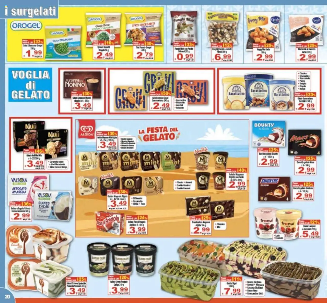Volantino CTS del 19.08.2025 | Pagina: 20 | Prodotti: Gelato, Funghi, Cacao, Amarena