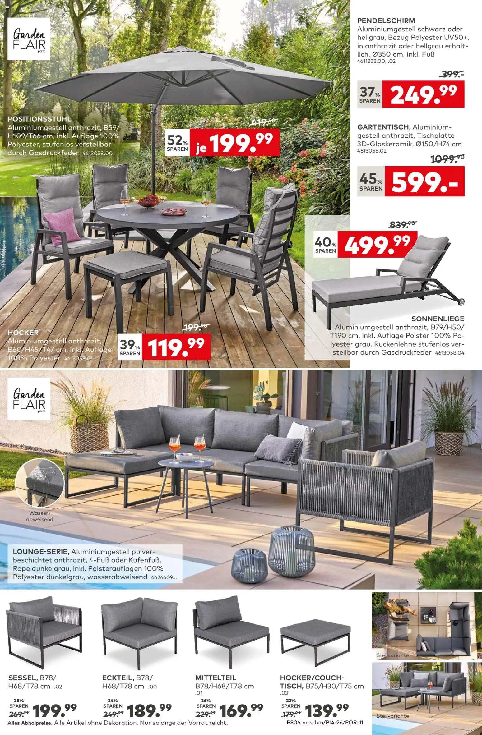 Porta! Prospekt Aachen – gültig ab 23.03.2026 | Seite: 3 | Produkte: Hocker, Wasser