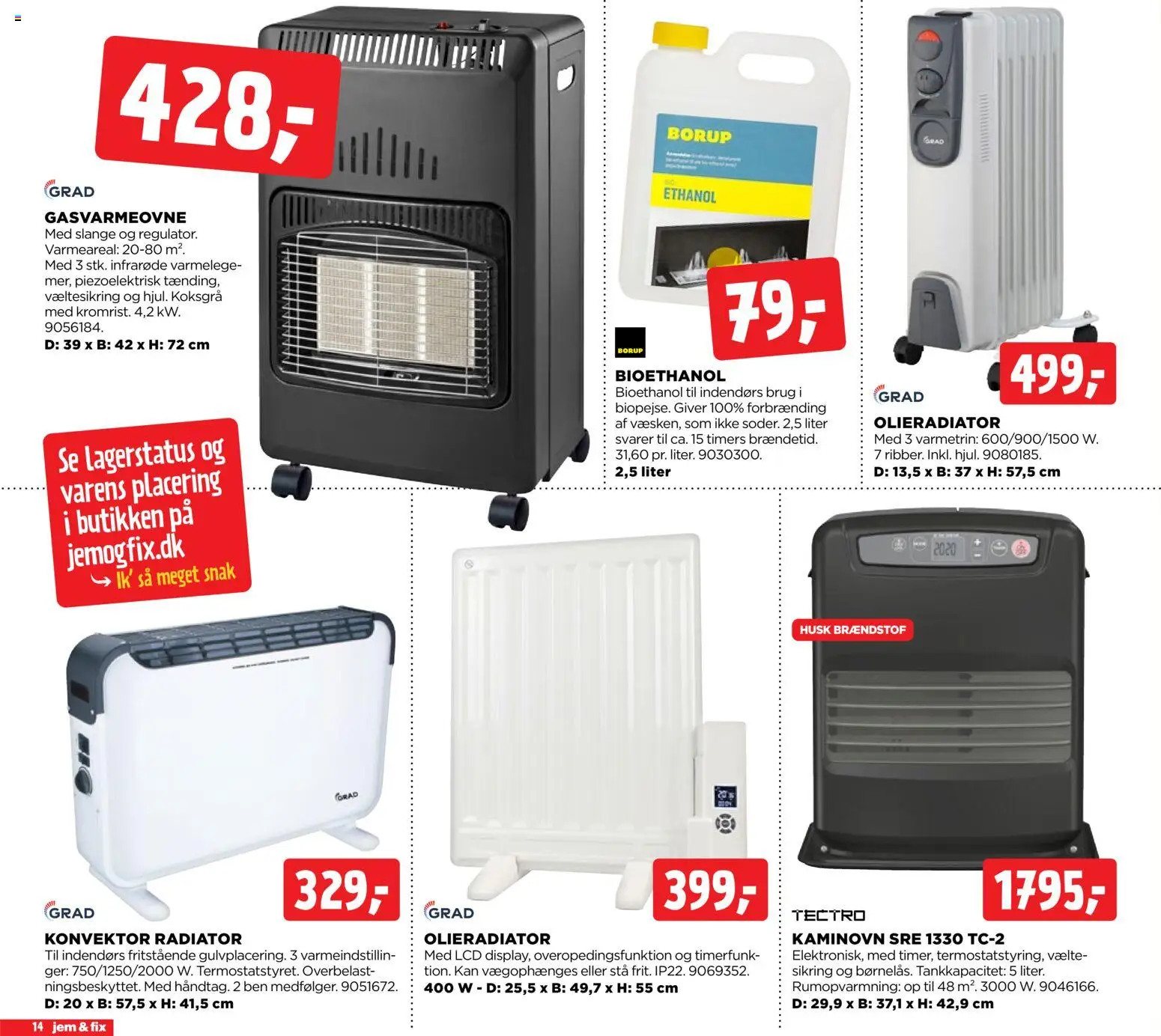 Jem & fix tilbudsavis – gyldig fra 15.02.2026 | Side: 14 | Produkter: Radiator, Søm