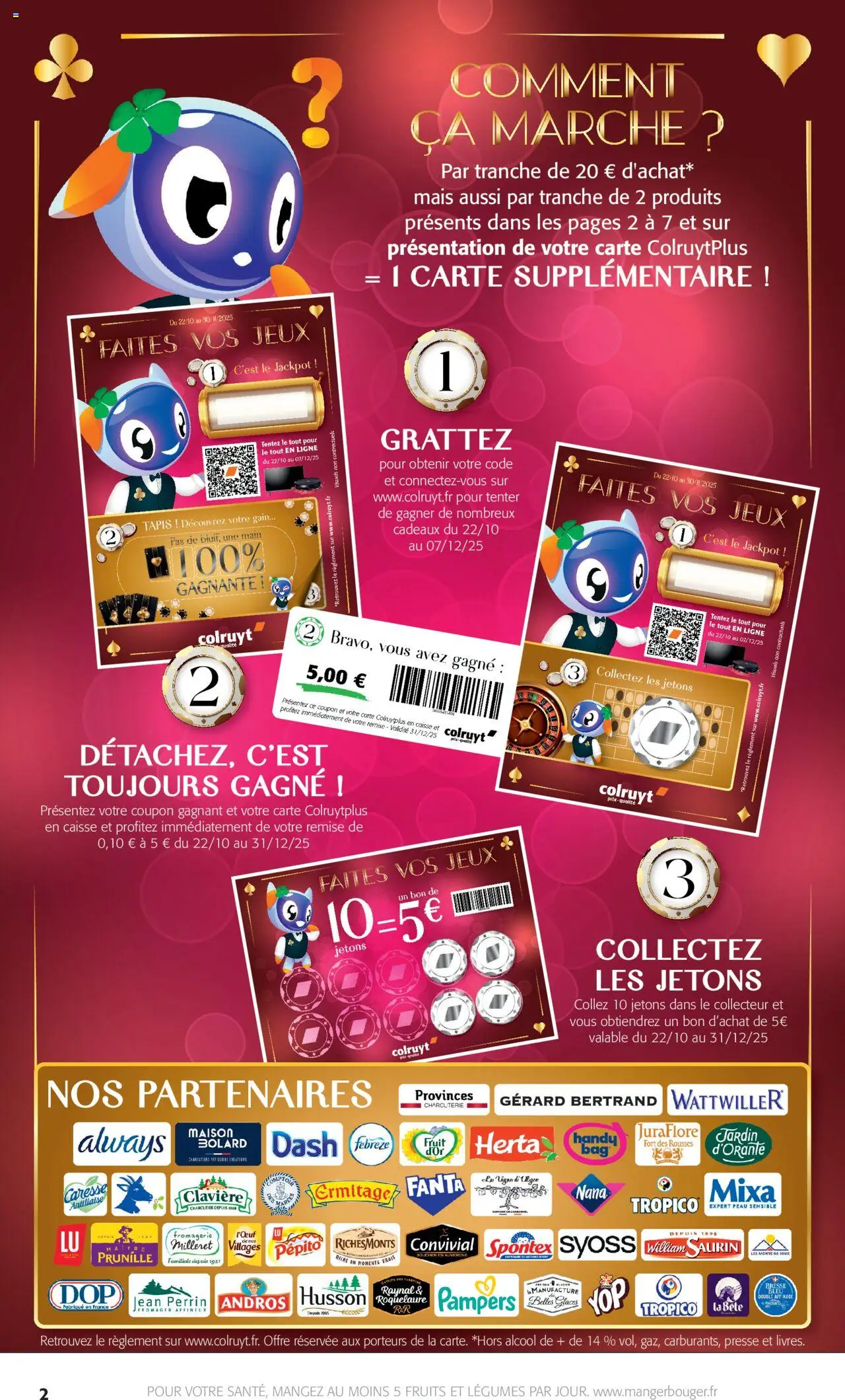 {H1} | Page: 2 | Produits: Glaces, Pampers, Tapis, Jeux