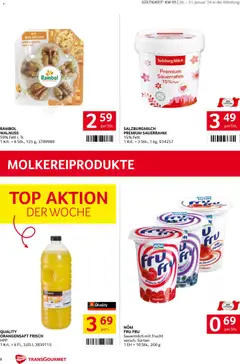 Transgourmet Flugblatt ab 26.01.2026 gültig | Seite: 8 | Produkte: Sauerrahm
