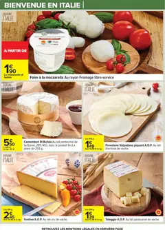 Carrefour - Prévisualisation de Carrefour catalogue semaine 12 valide à partir de 17.03.2026 | Page: 9 | Produits: Lait, Fromage, Provolone, Camembert
