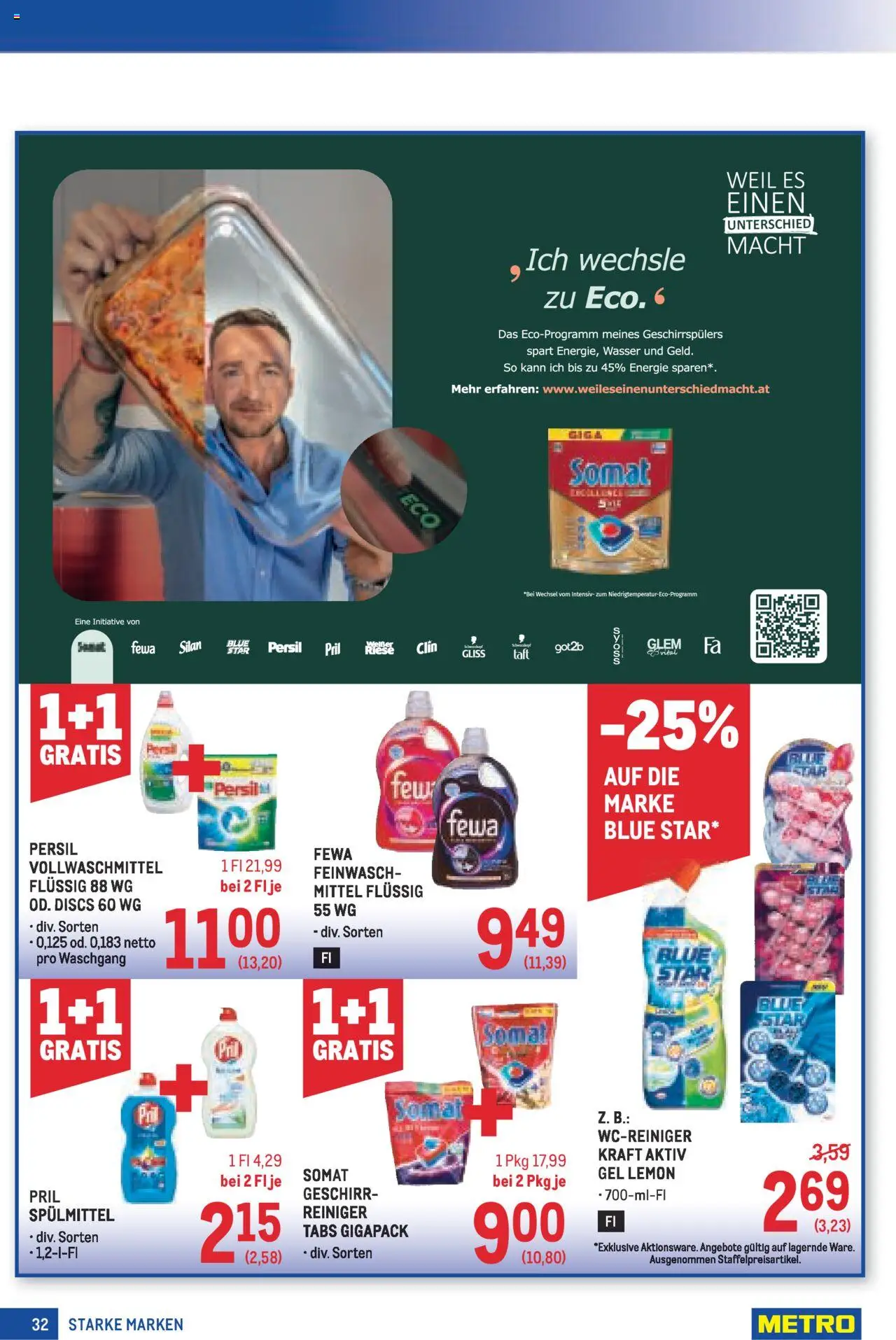 Metro - METRO AT - Starke Marken gültig ab 16.10.2025 | Seite: 32 | Produkte: Wasser