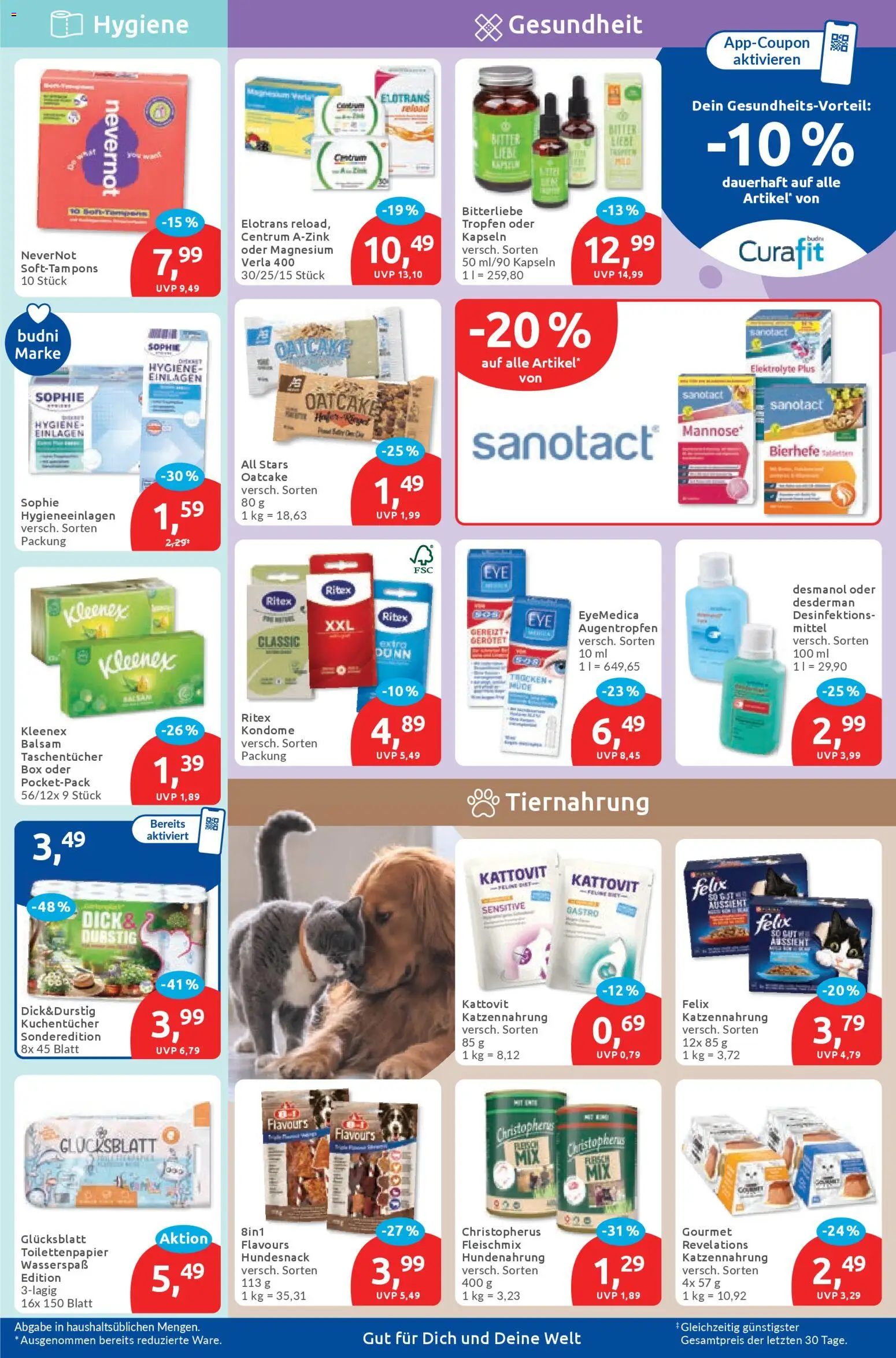 Budni Prospekt – gültig ab 06.04.2026 | Seite: 5 | Produkte: Box, Fleisch, Toilettenpapier