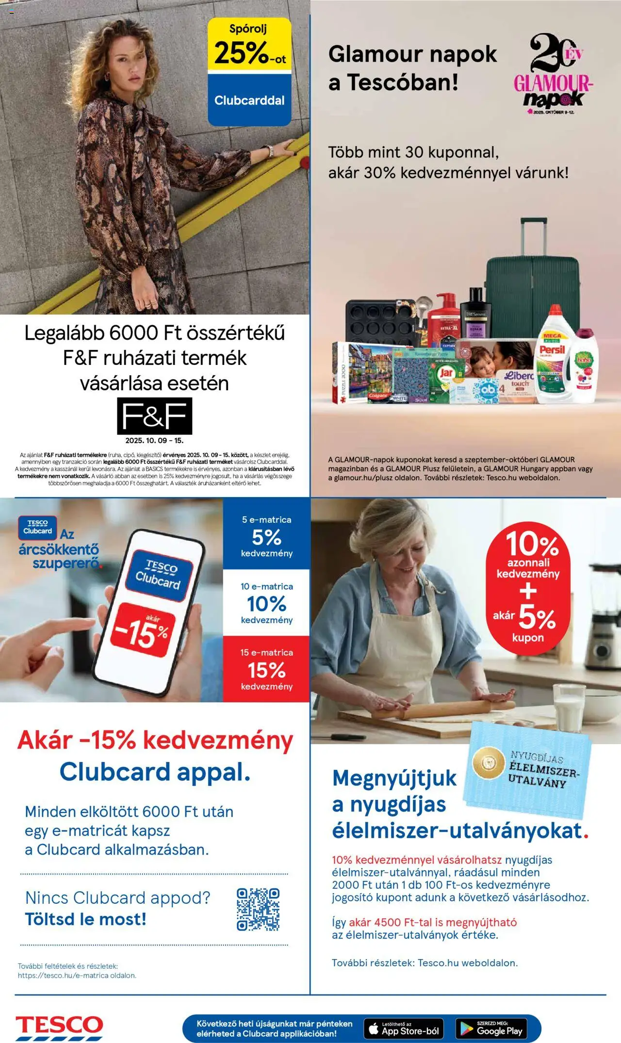 Tesco akciós ujság - amely érvényes a következő dátumtól: 09.10.2025 | Oldal: 16 | Termékek: Persil, Puzzle