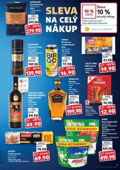 Náhled letáku SOKRA Tuňák kousky, Tuňák kousky, různé druhy, XXL balení, 4x80 g/52 g-56 g od 08.04.2026 | Strana: 5