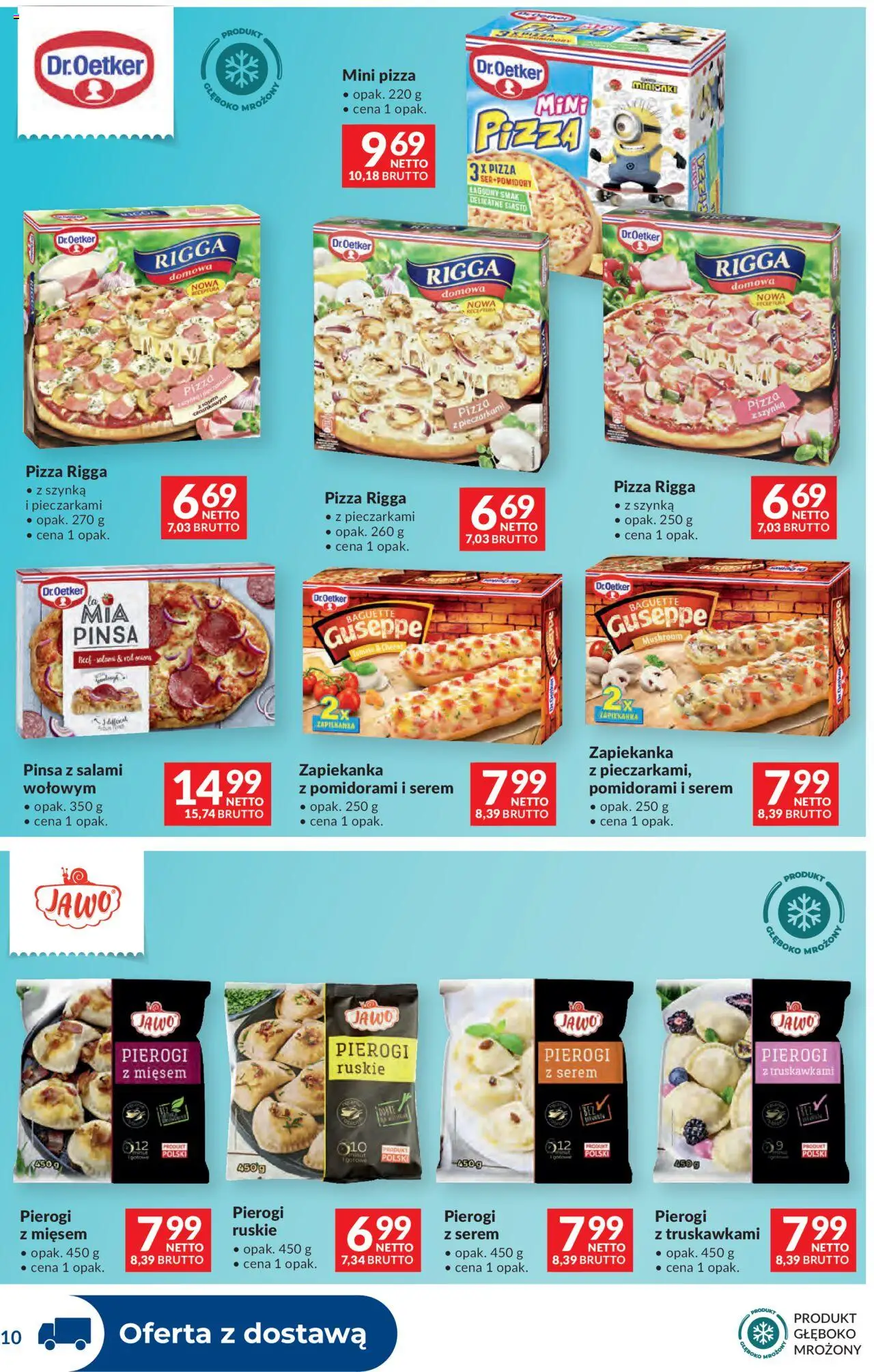 Makro Gazetka - Dystrybucja do sklepów od 14.10.2025 | Strona: 10 | Produkty: Ciasto, Pierogi z mięsem, Szynka, Salami