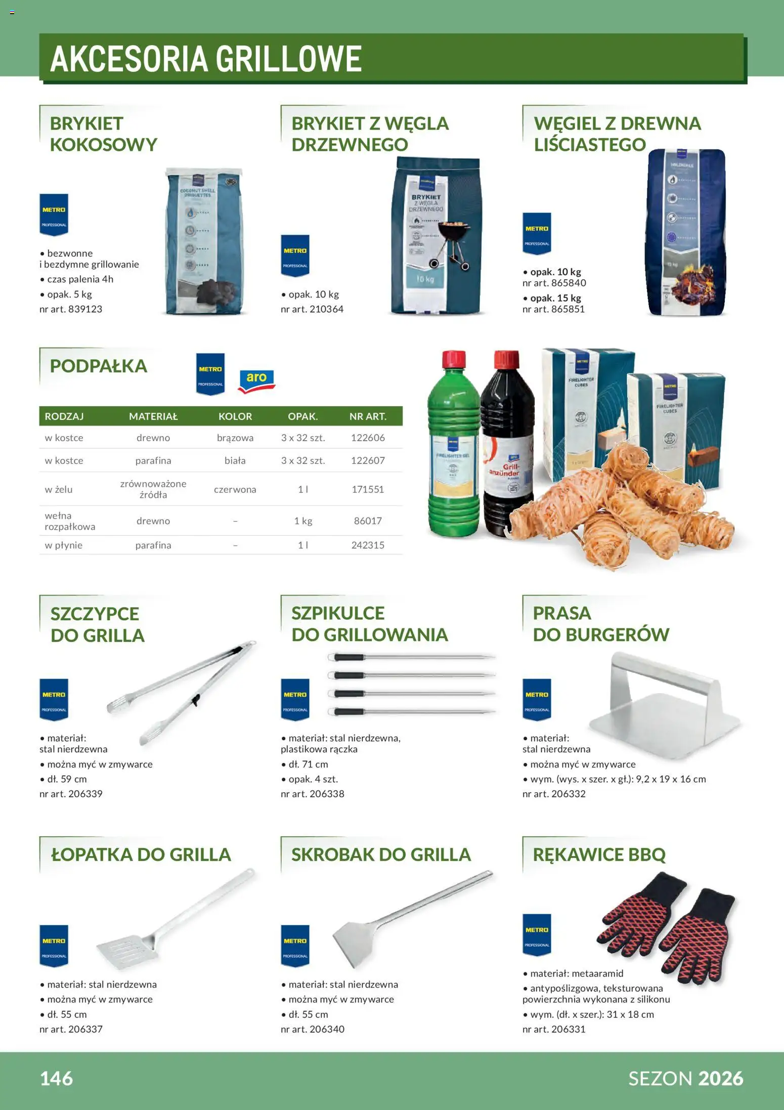 Makro Gazetka - Profesjonalna Gastronomia od 01.02.2026 | Strona: 146 | Produkty: Grill