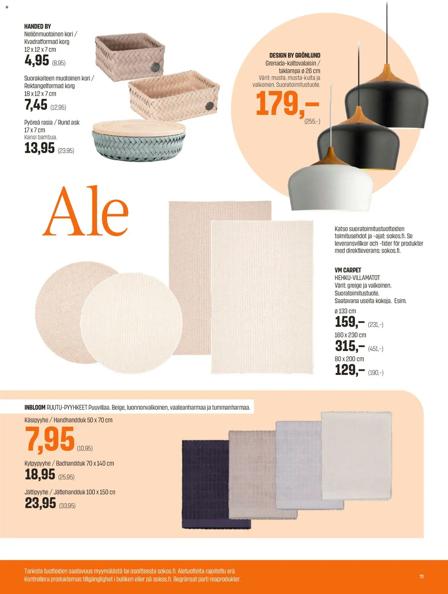 Sokos tarjoukset – voimassa 27.12.2025 alkaen | Sivu: 11 | Tuotteet: Kansi, Kori