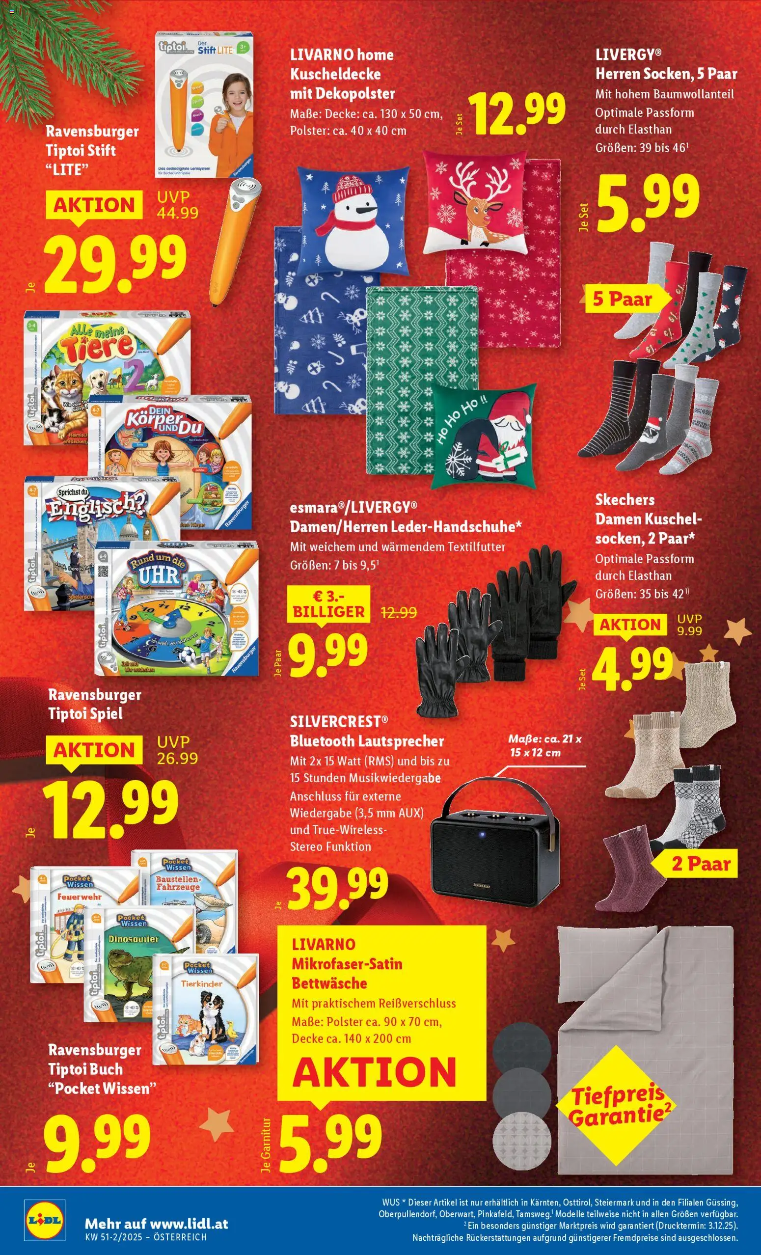 Lidl Flugblatt - Oberpullendorf, Güssing, Oberwart gültig ab 18.12.2025 | Seite: 24 | Produkte: Spiel, Lautsprecher, Decke