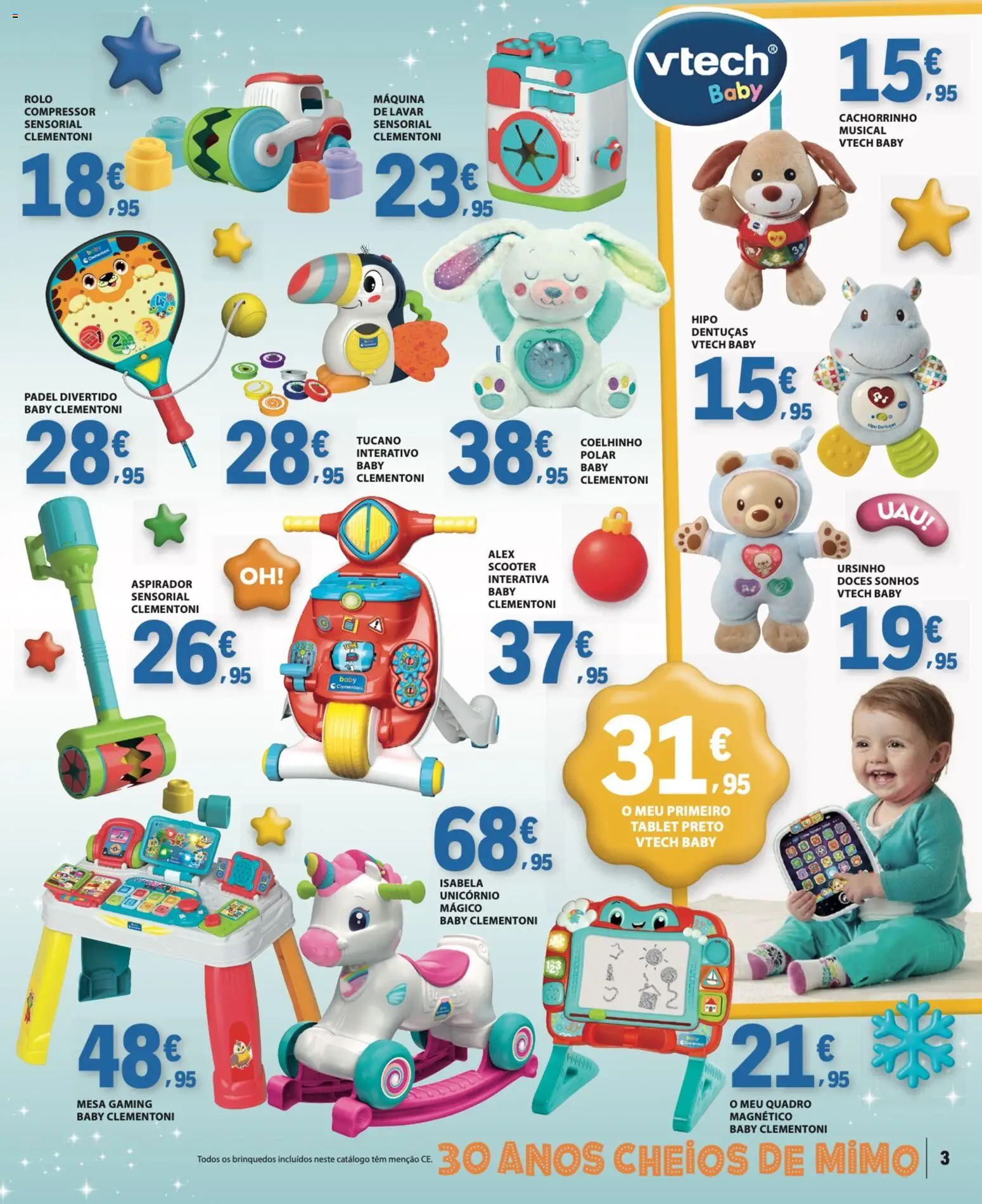 E.Leclerc Brinquedos de Natal │ válido de 11.11.2025 | Página: 3 | Produtos: Quadro, Aspirador, Mesa, Doces