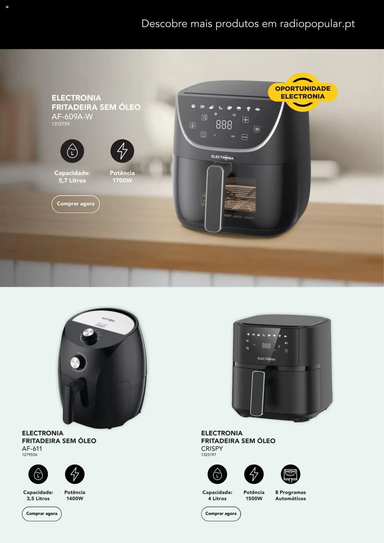 Radio Popular - Electronia Days │ válido de 29.10.2024 | Página: 9 | Produtos: Óleo