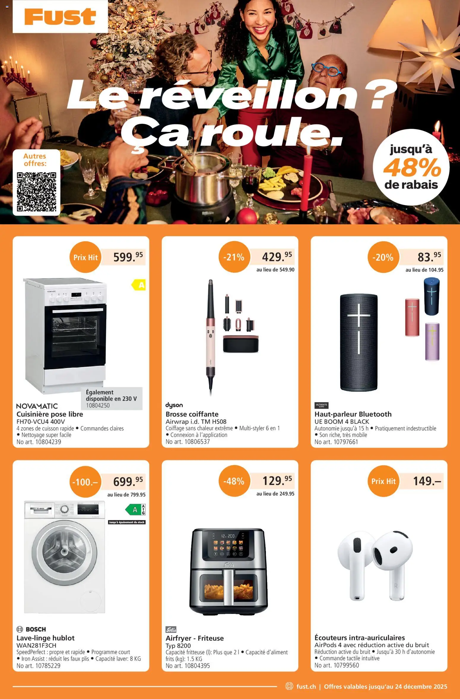 Fust Aktionen FR – gültig ab 01.12.2025 | Seite: 44 | Produkte: Friteuse, Fritteuse, Airpods, Bosch