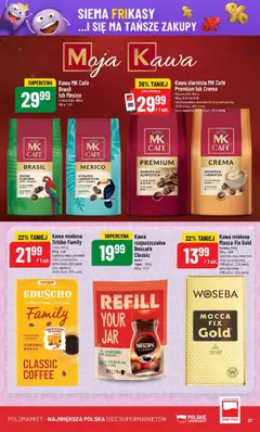 POLOmarket Gazetka od 16.07.2025 | Strona: 37 | Produkty: Nescafe, Kawa ziarnista, Tchibo, Kawa