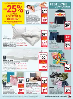 Maximarkt Flugblatt ab 18.12.2025 gültig | Seite: 25 | Produkte: Matratze