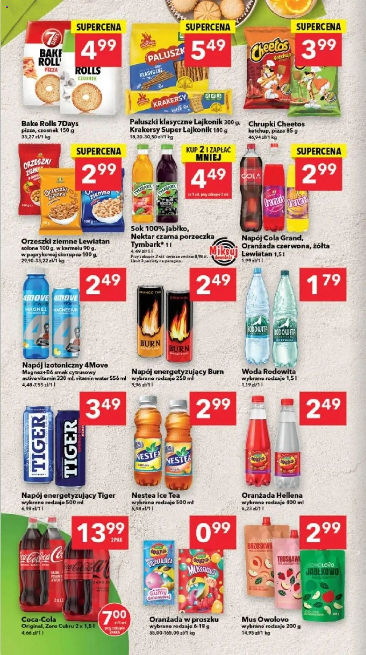 Lewiatan gazetka - Gdańsk od 05.06.2025 | Strona: 6 | Produkty: Porzeczka, Orzeszki ziemne, Pizza, Sok