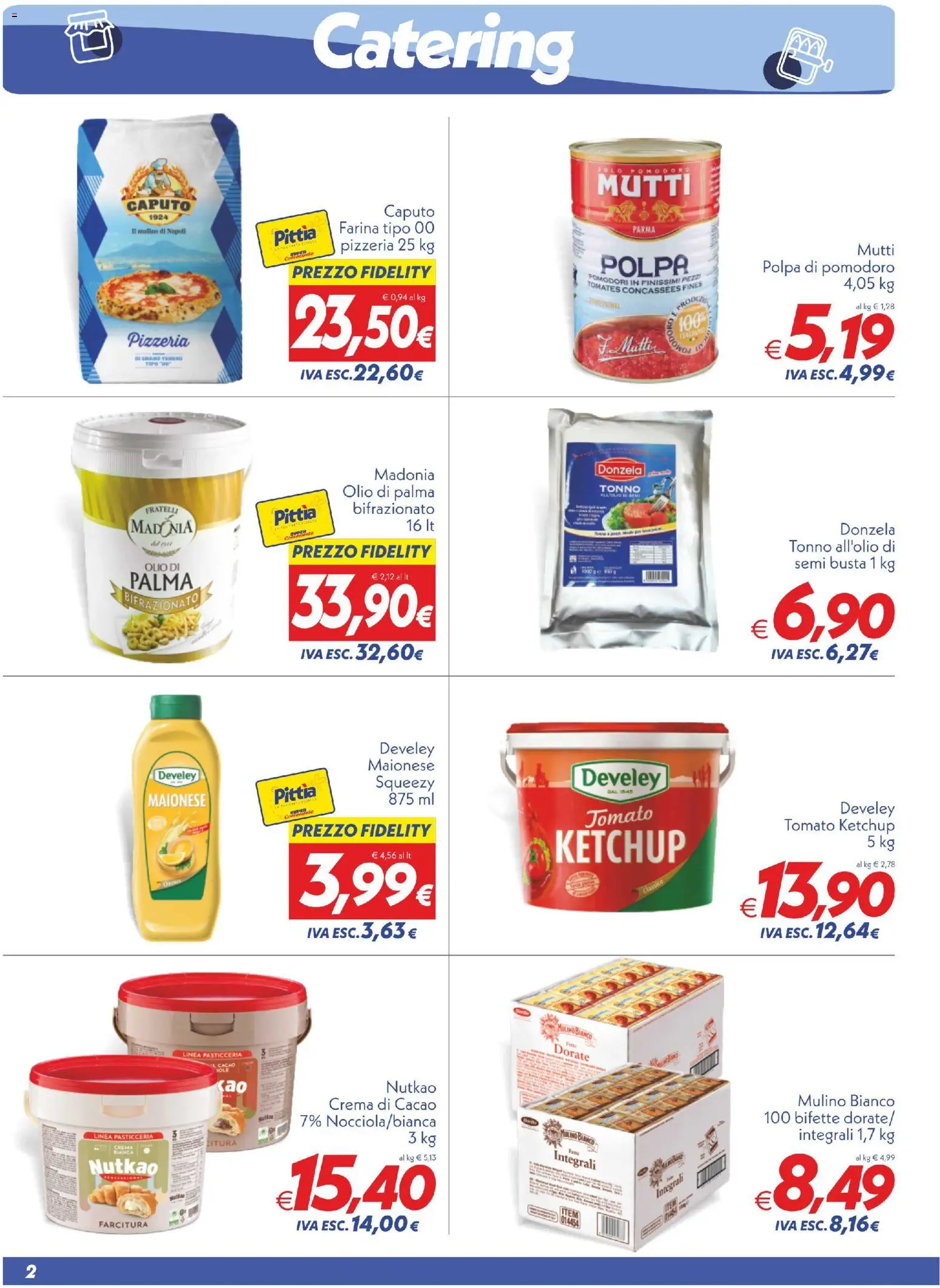 Volantino SuperConveniente del 05.01.2026 | Pagina: 2 | Prodotti: Crema, Ketchup, Maionese, Pomodori