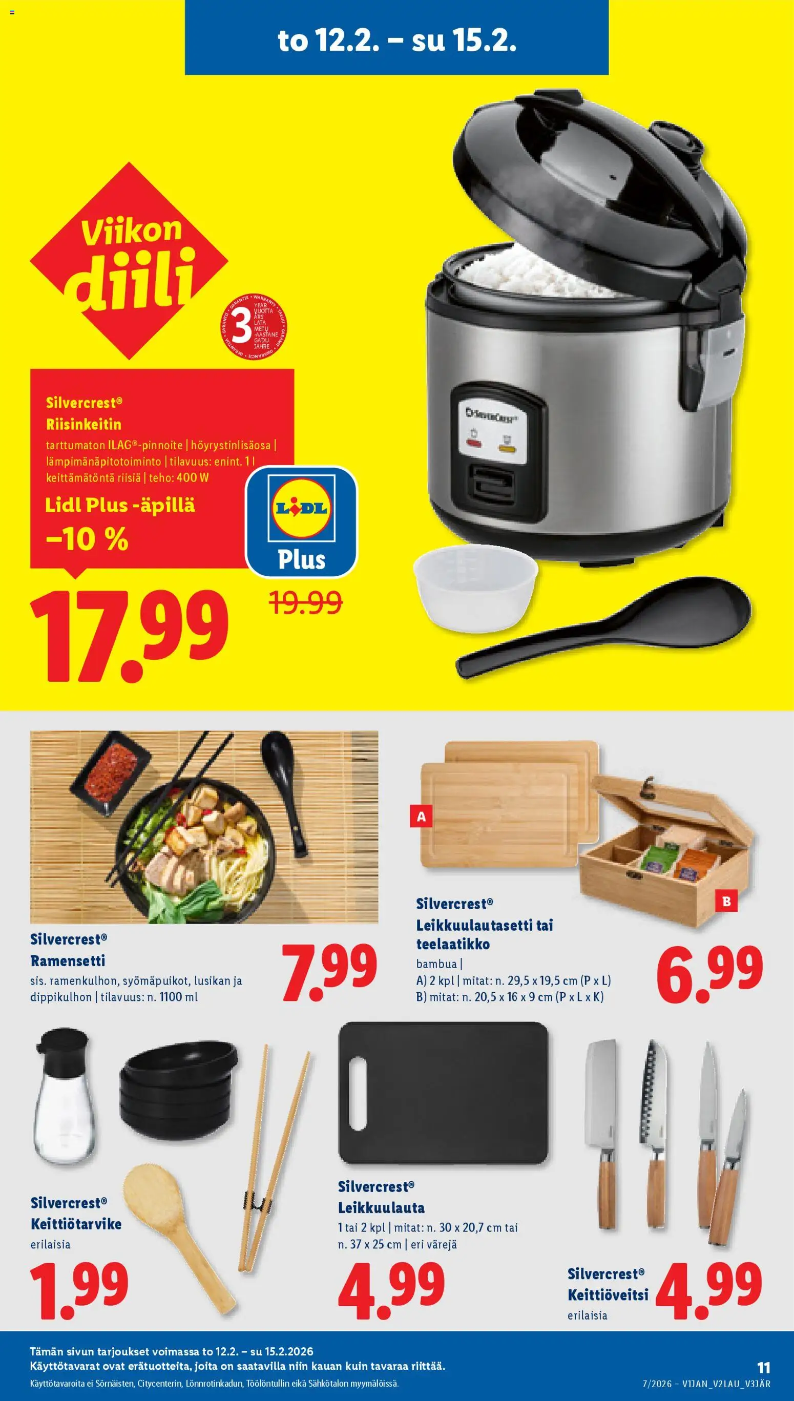 Lidl tarjoukset – voimassa 12.02.2026 alkaen | Sivu: 13