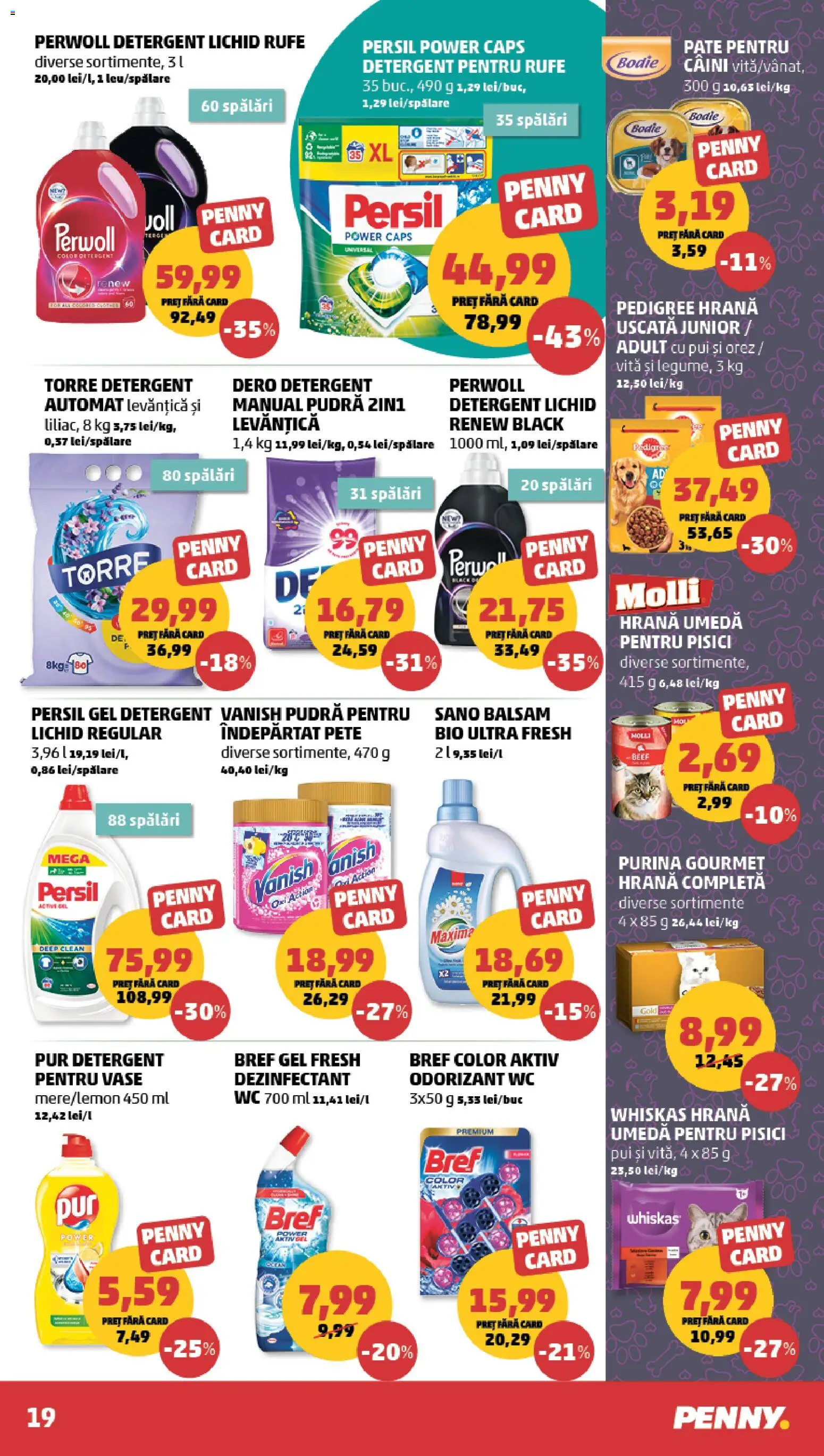 Noul catalog PENNY – valabil de la 25.03.2026 | Pagină: 19 | Produse: Şerit ödül, Balsam, Orez, Detergent