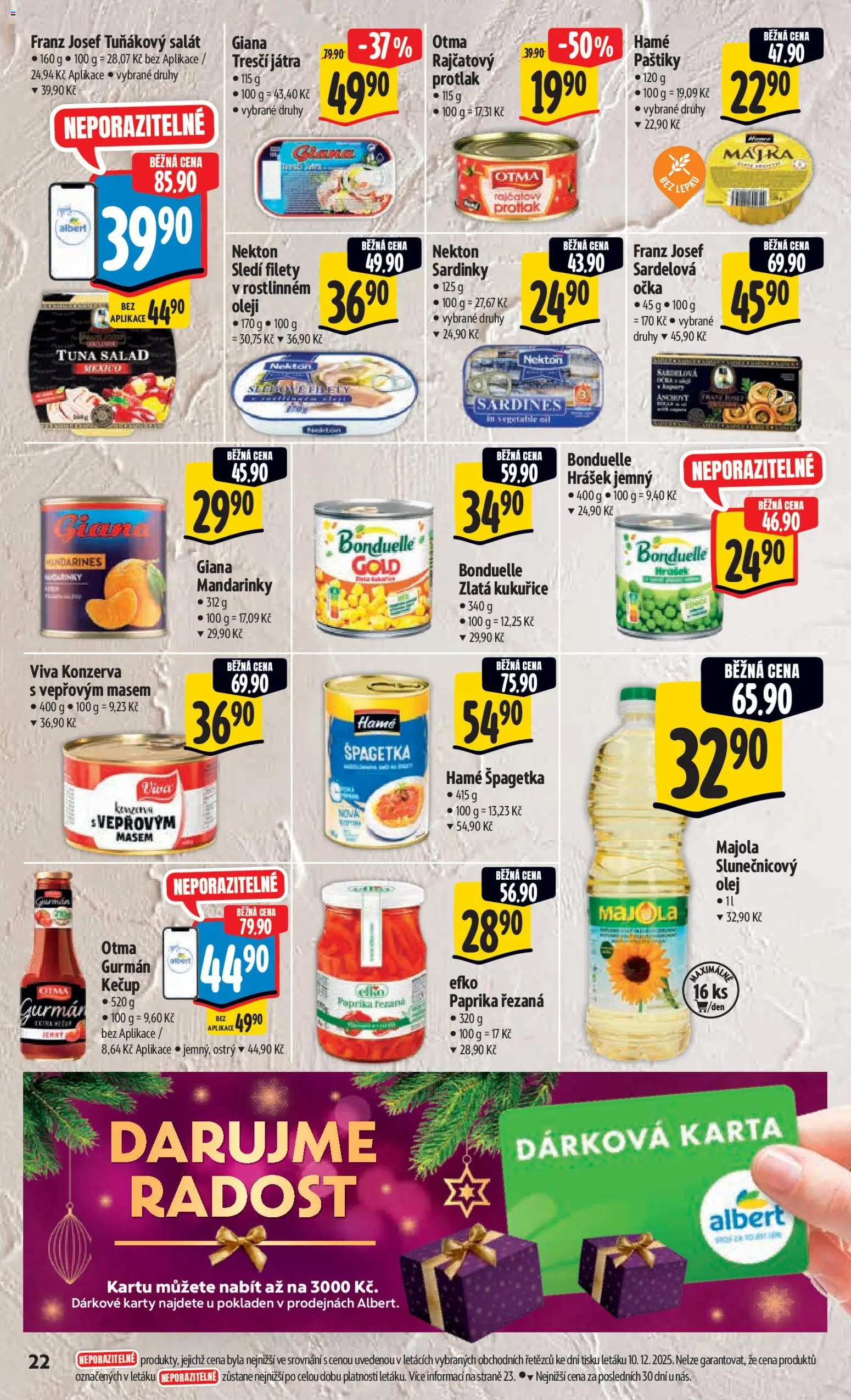 Albert leták - Hypermarket od 27.12.2025 | Strana: 31 | Produkty: Olej, Salát, Paprika, Hrášek